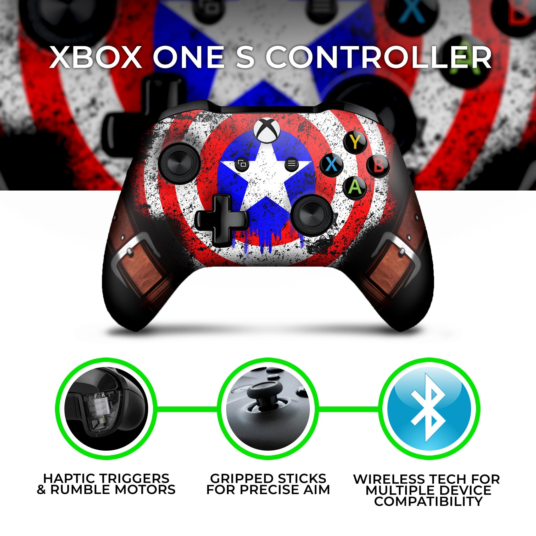 American Soldier Xbox One S Custom Controller (with 3.5 jack)