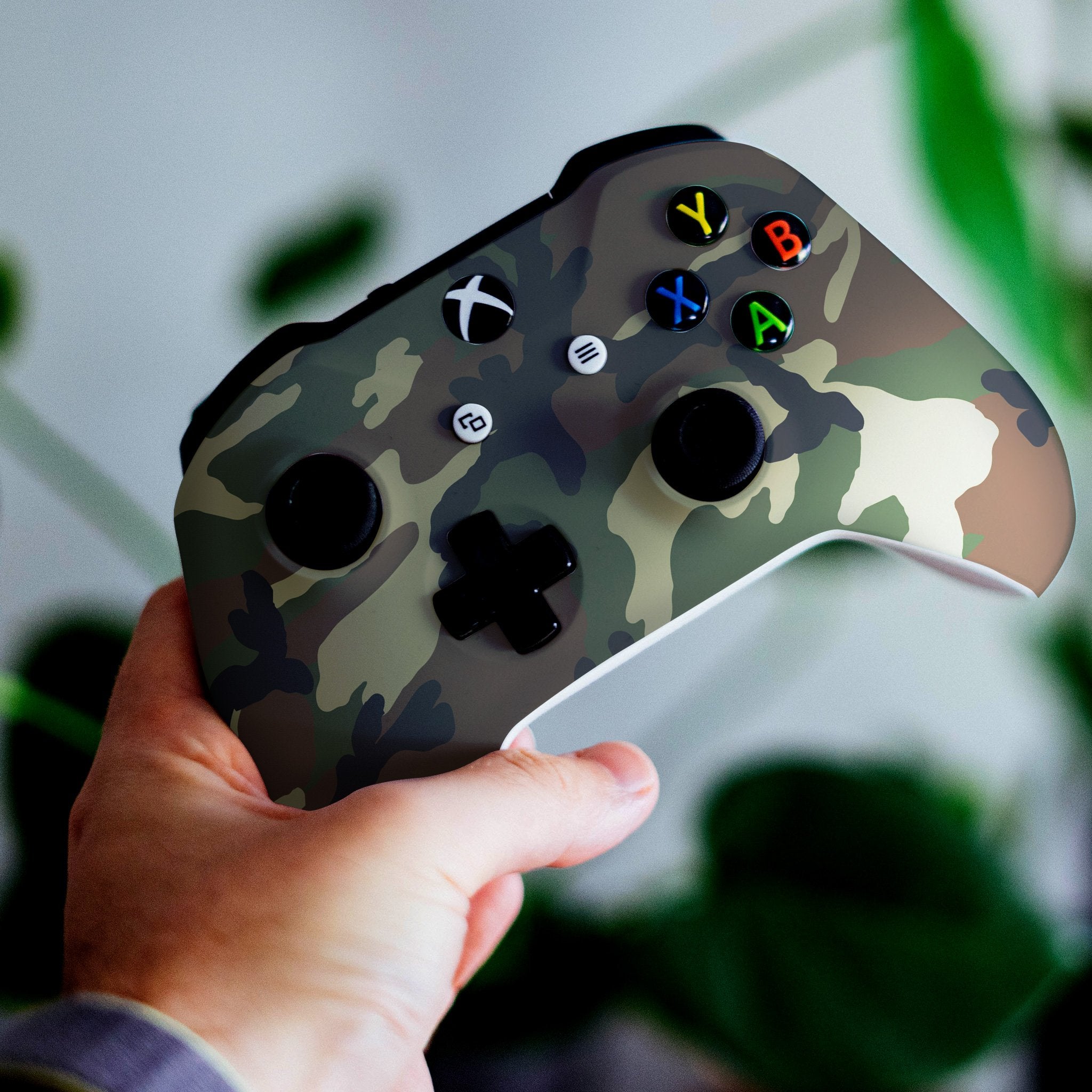 Army Camo Xbox One S Custom Controller (with 3.5 jack)
