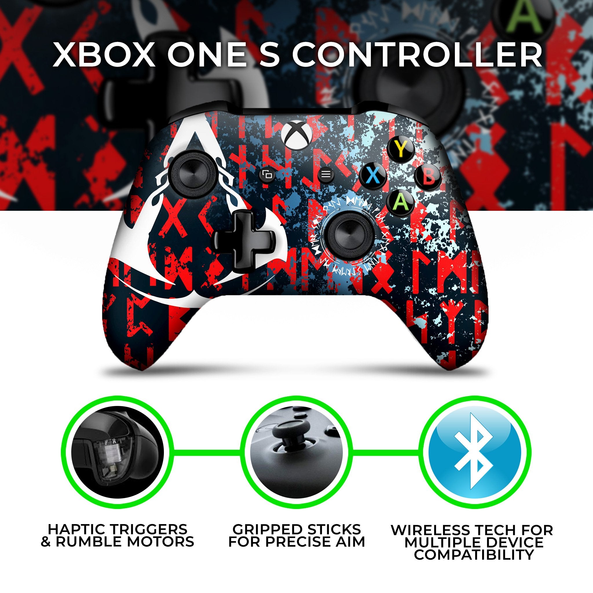 AC Valhalla Xbox One S Custom Controller (with 3.5 jack)