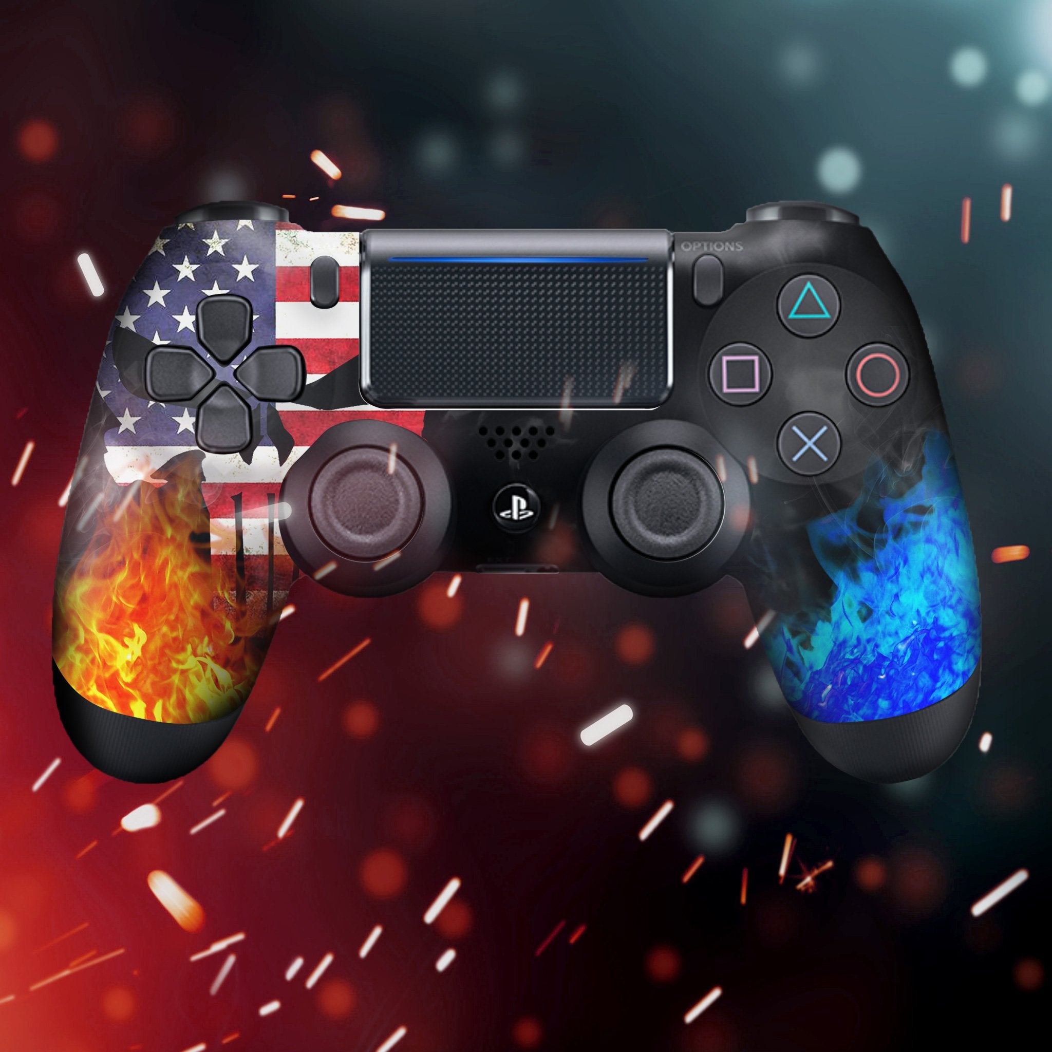 American Warrior Ps4 Custom Controller Exclusive