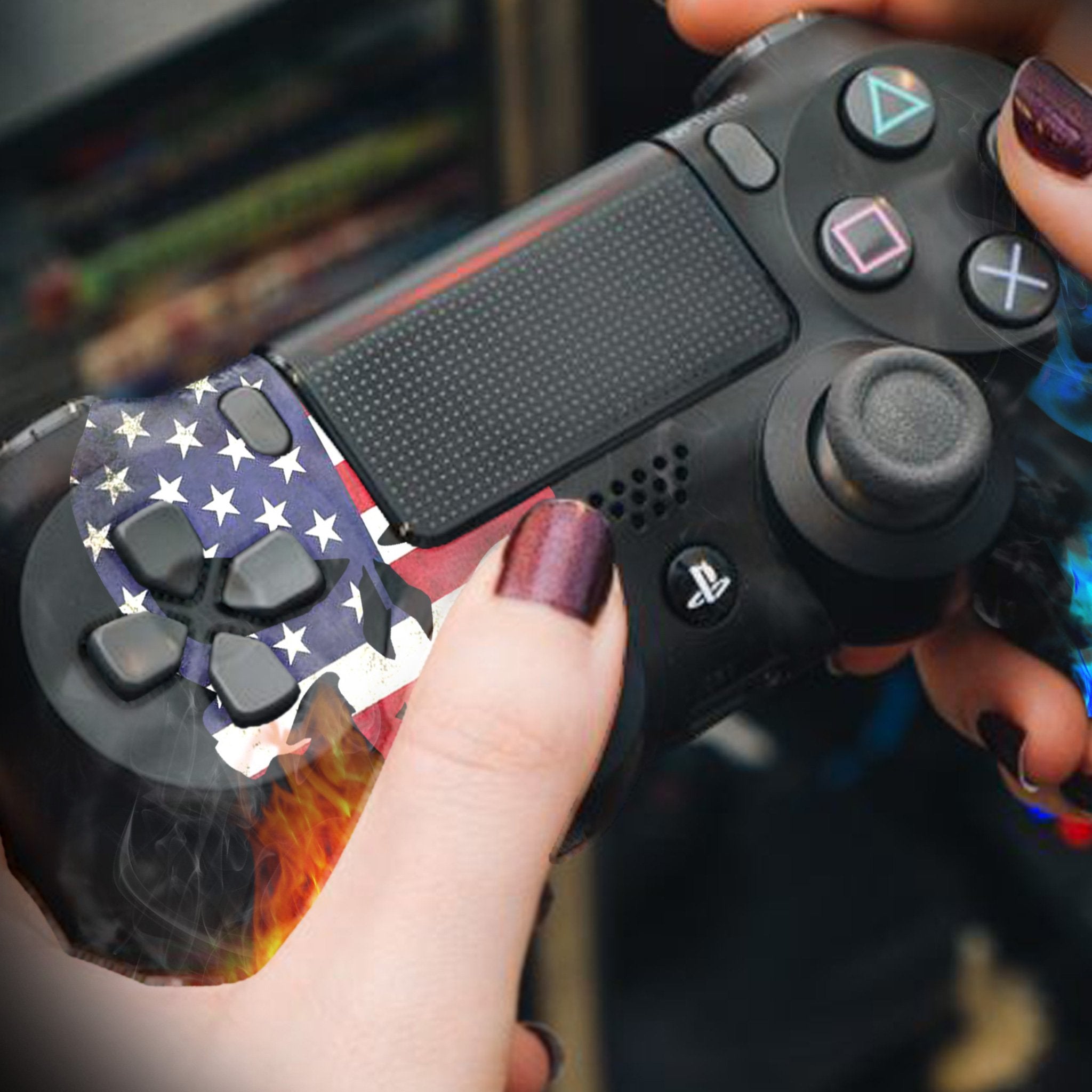 American Warrior Ps4 Custom Controller Exclusive