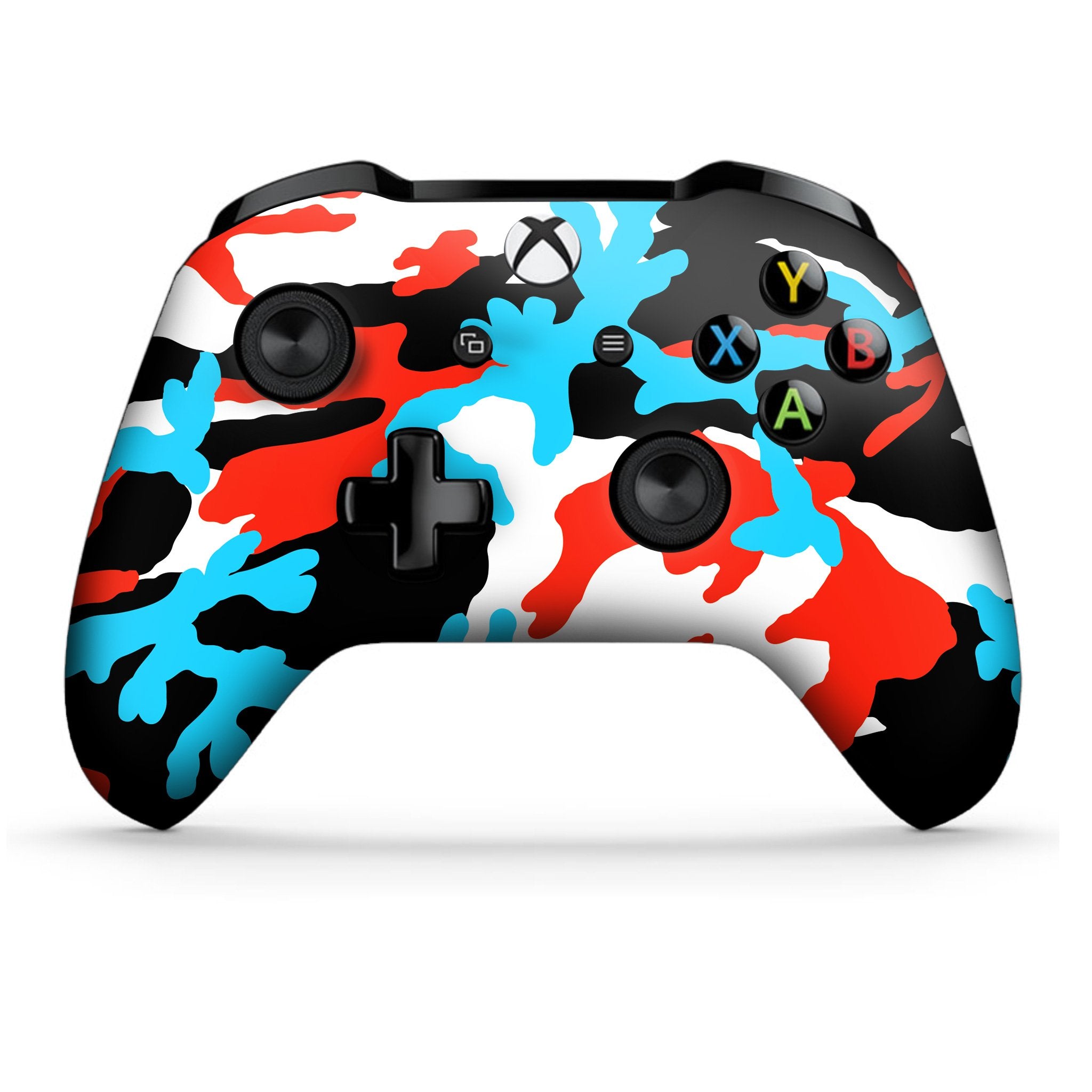 Blue Blood Camo Xbox One S Custom Controller (with 3.5 jack)