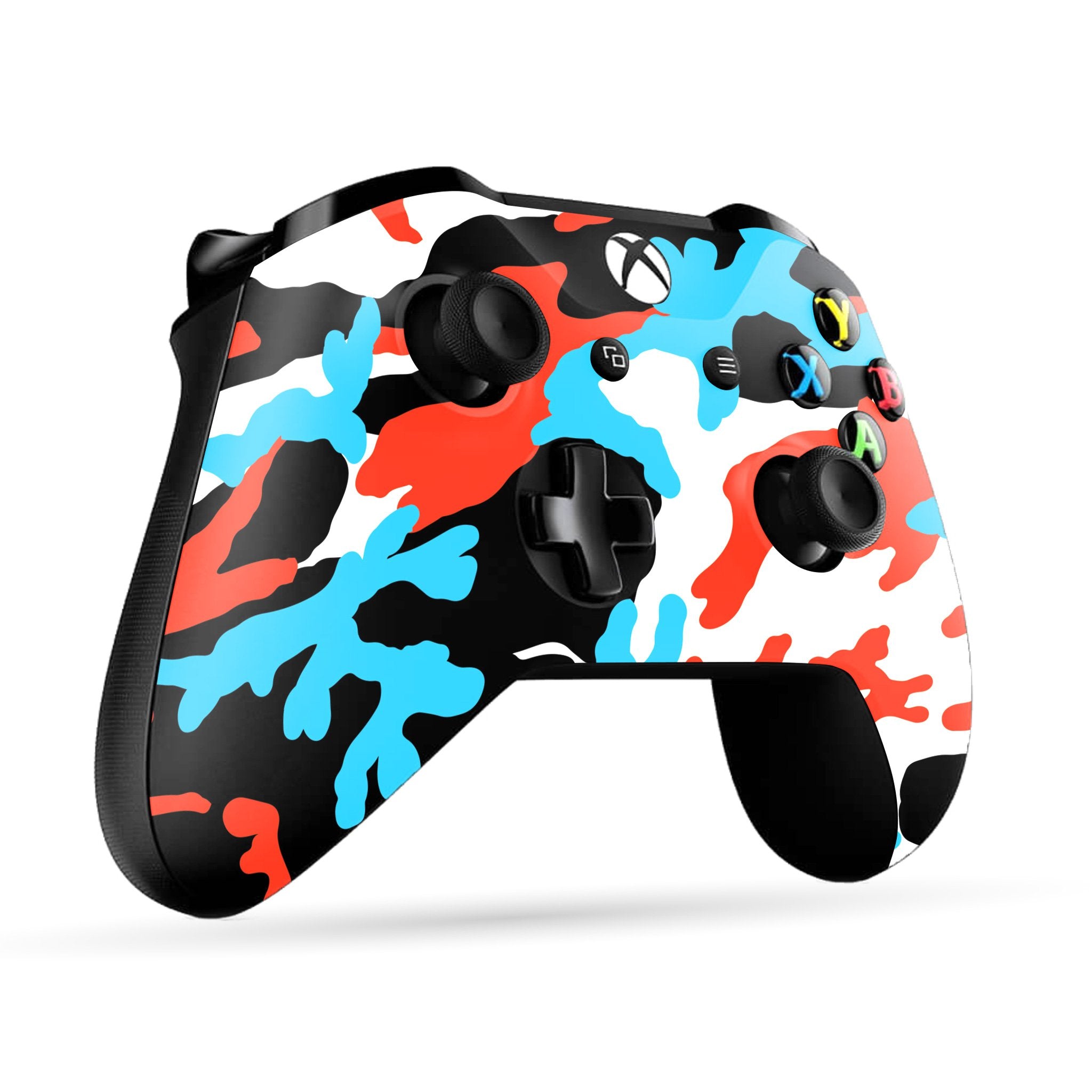 Blue Blood Camo Xbox One S Custom Controller (with 3.5 jack)