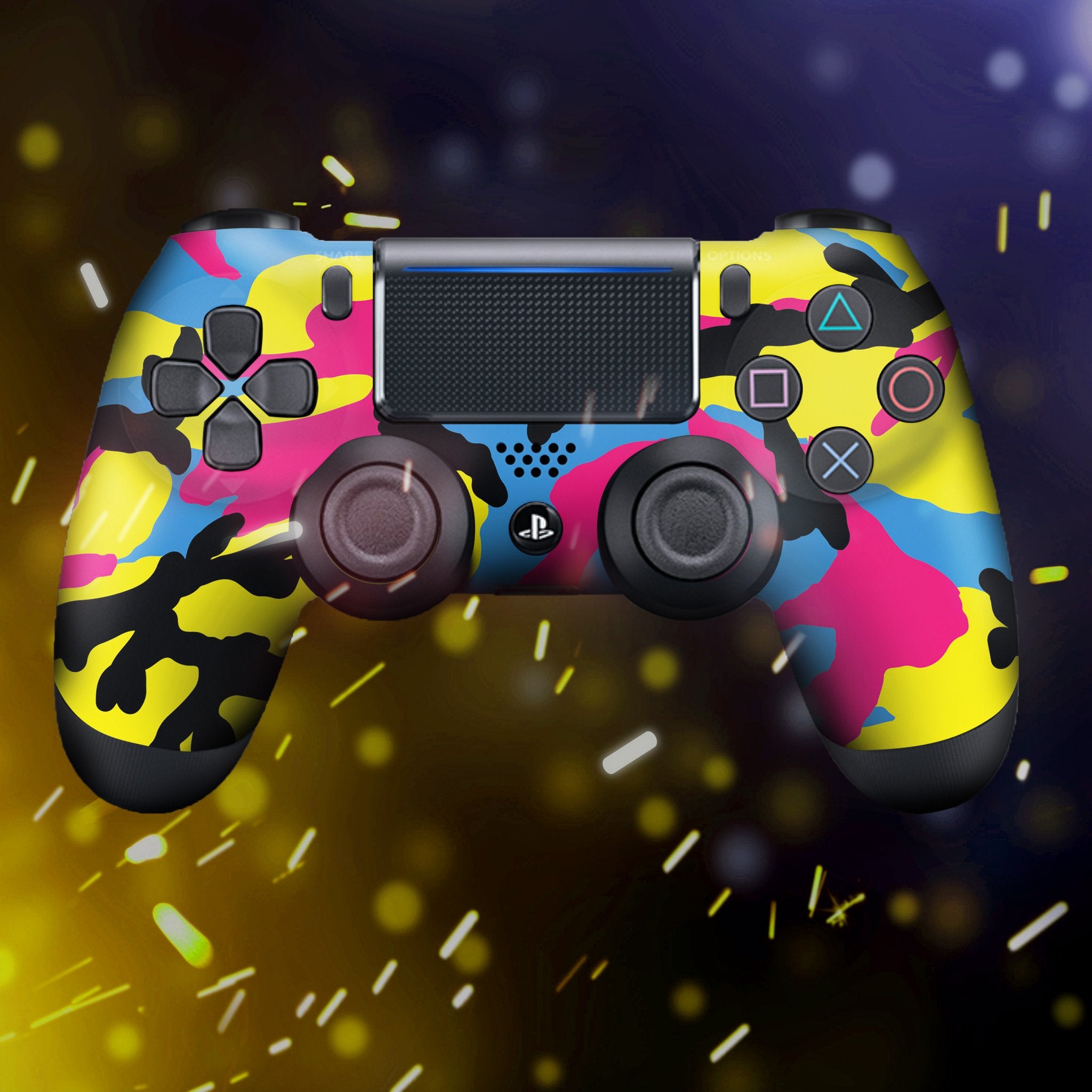 CMYK Camo PS4 Custom Controller Exclusive