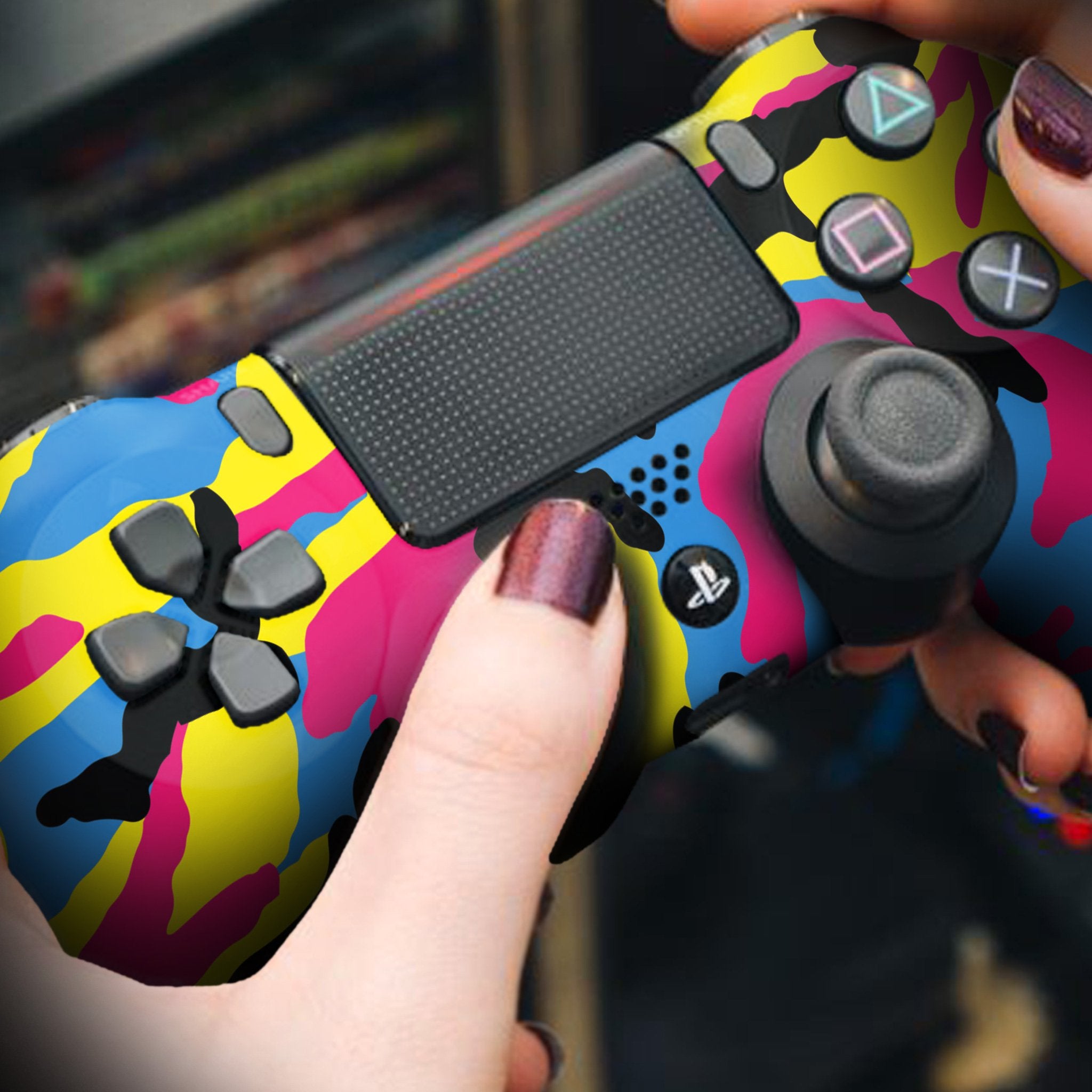 CMYK Camo PS4 Custom Controller Exclusive