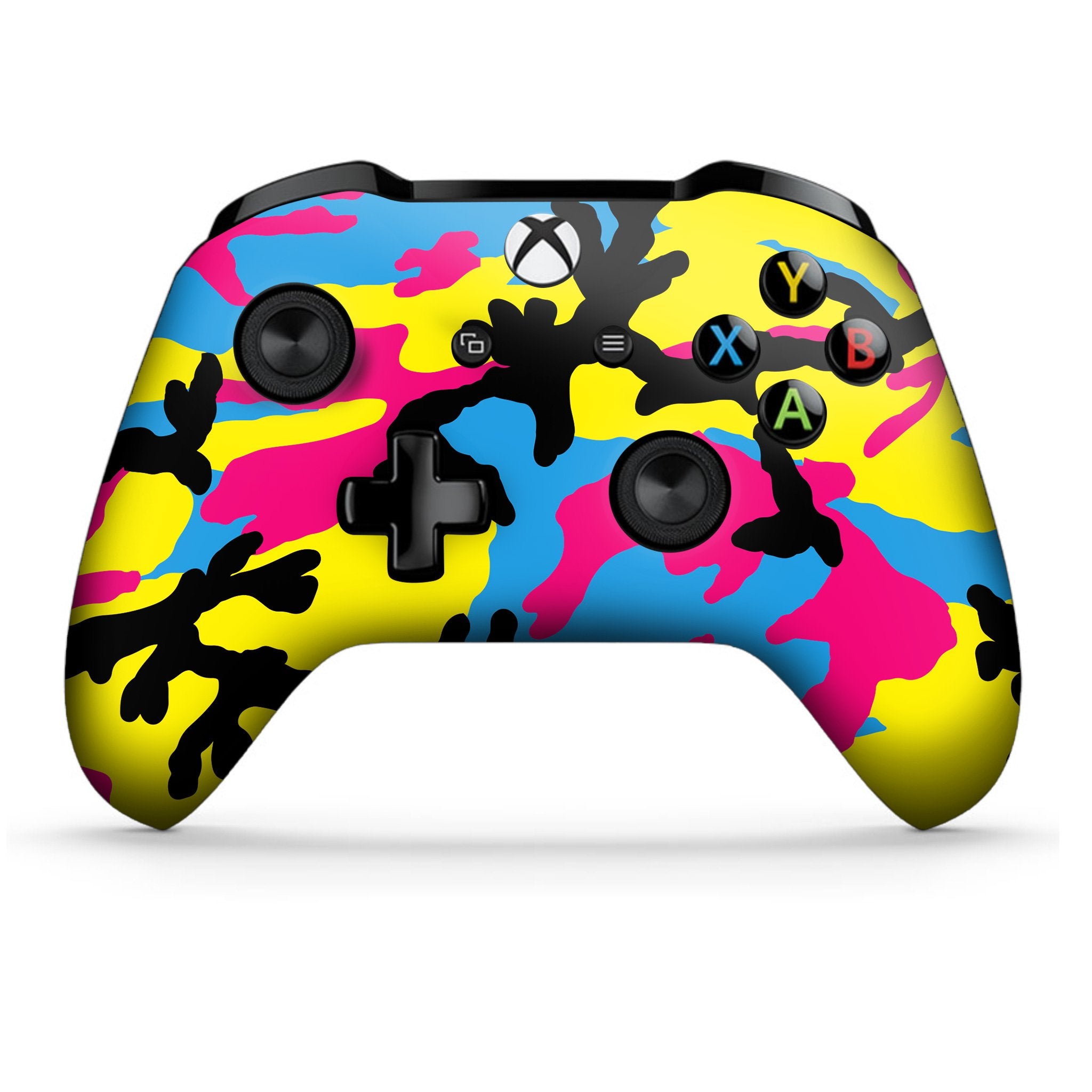 CMYK Camo Xbox One S Custom Controller (with 3.5 jack)