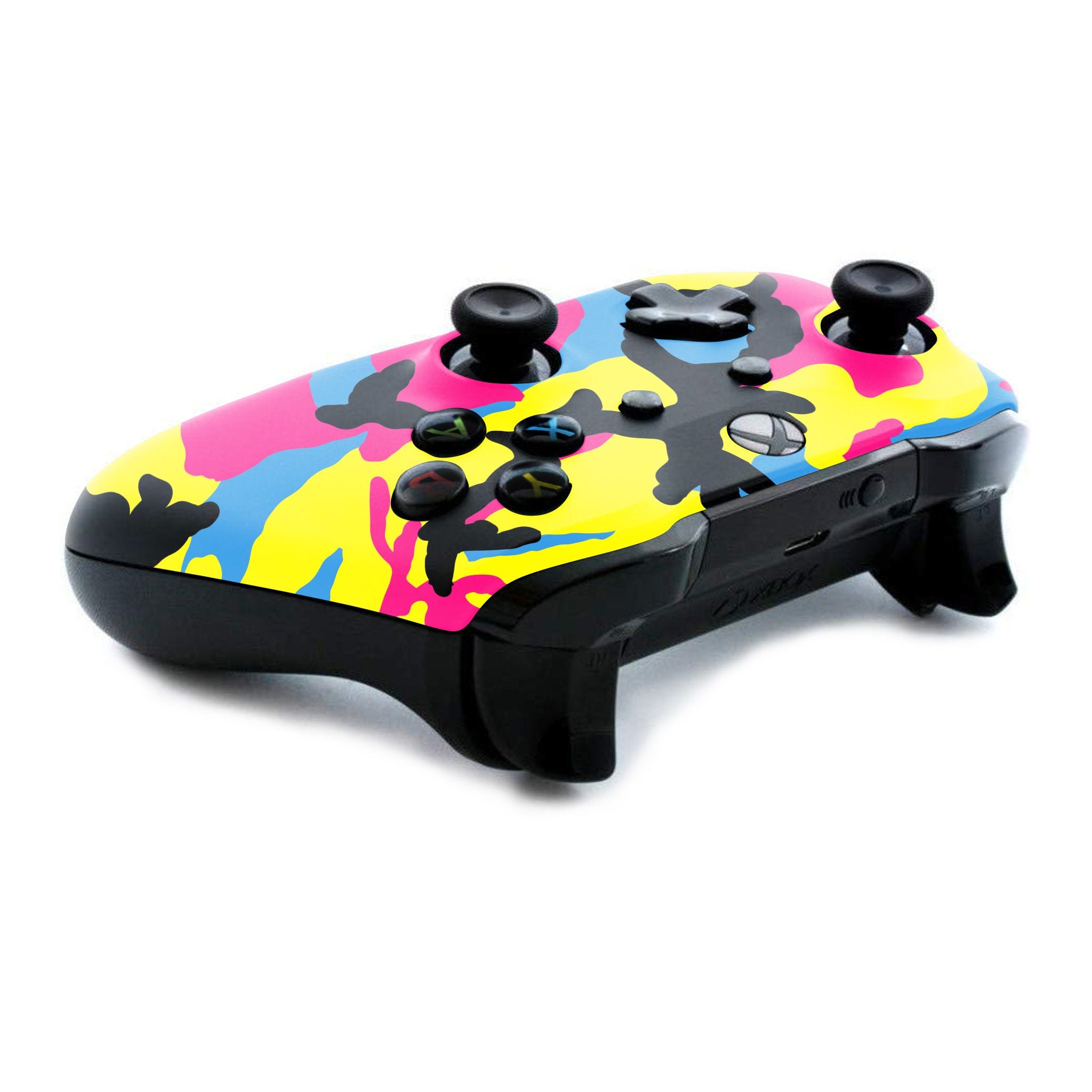 CMYK Camo Xbox One S Custom Controller (with 3.5 jack)