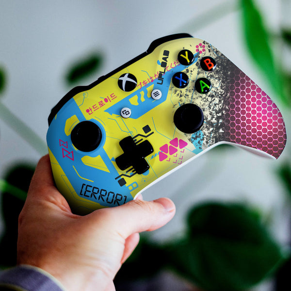 Cyberpunk Xbox One S Custom Controller (with 3.5 jack) – Dream Controller