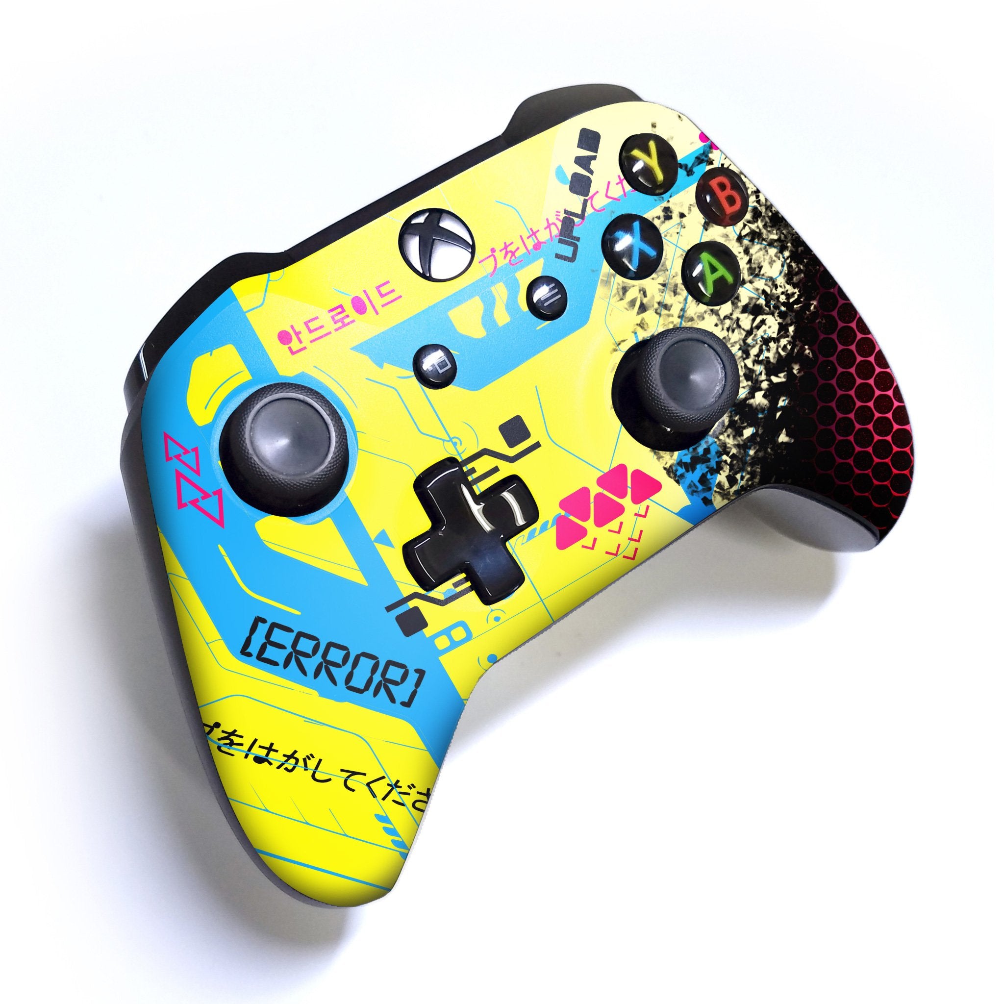 Cyberpunk Xbox One S Custom Controller (with 3.5 jack)