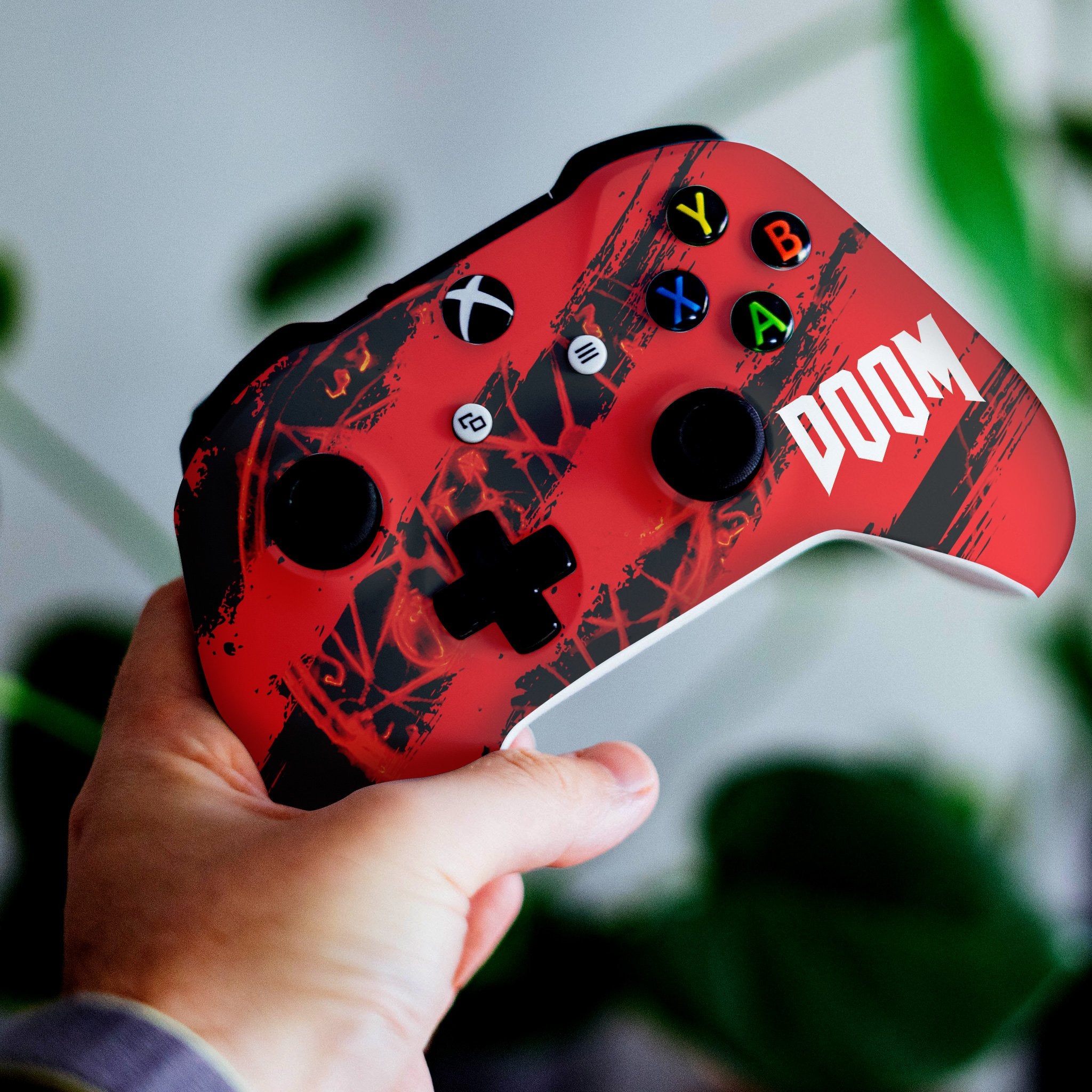 Doom Xbox One S Custom Controller (with 3.5 jack)