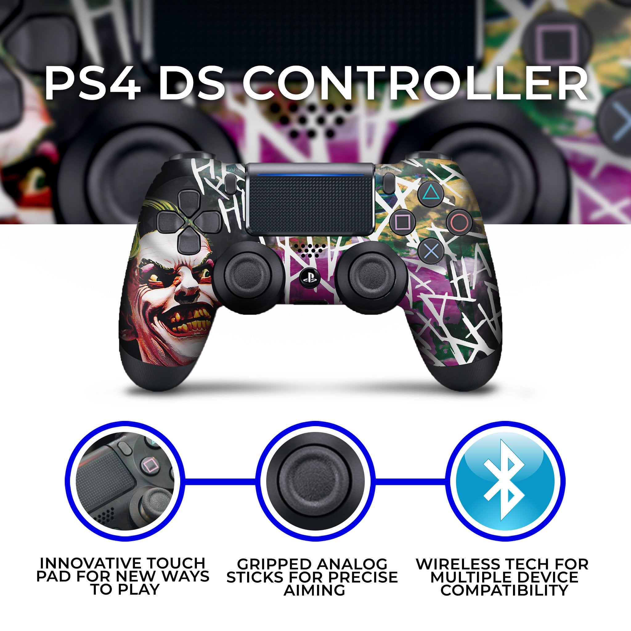 Comics Joker Ps4 Custom Controller Exclusive