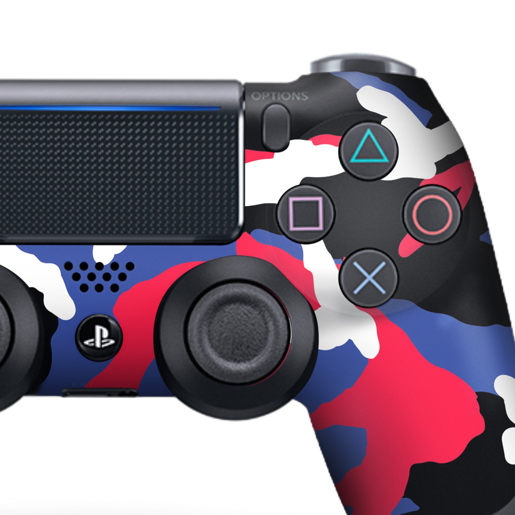 Patriotic Camo PS4 Custom Controller Exclusive