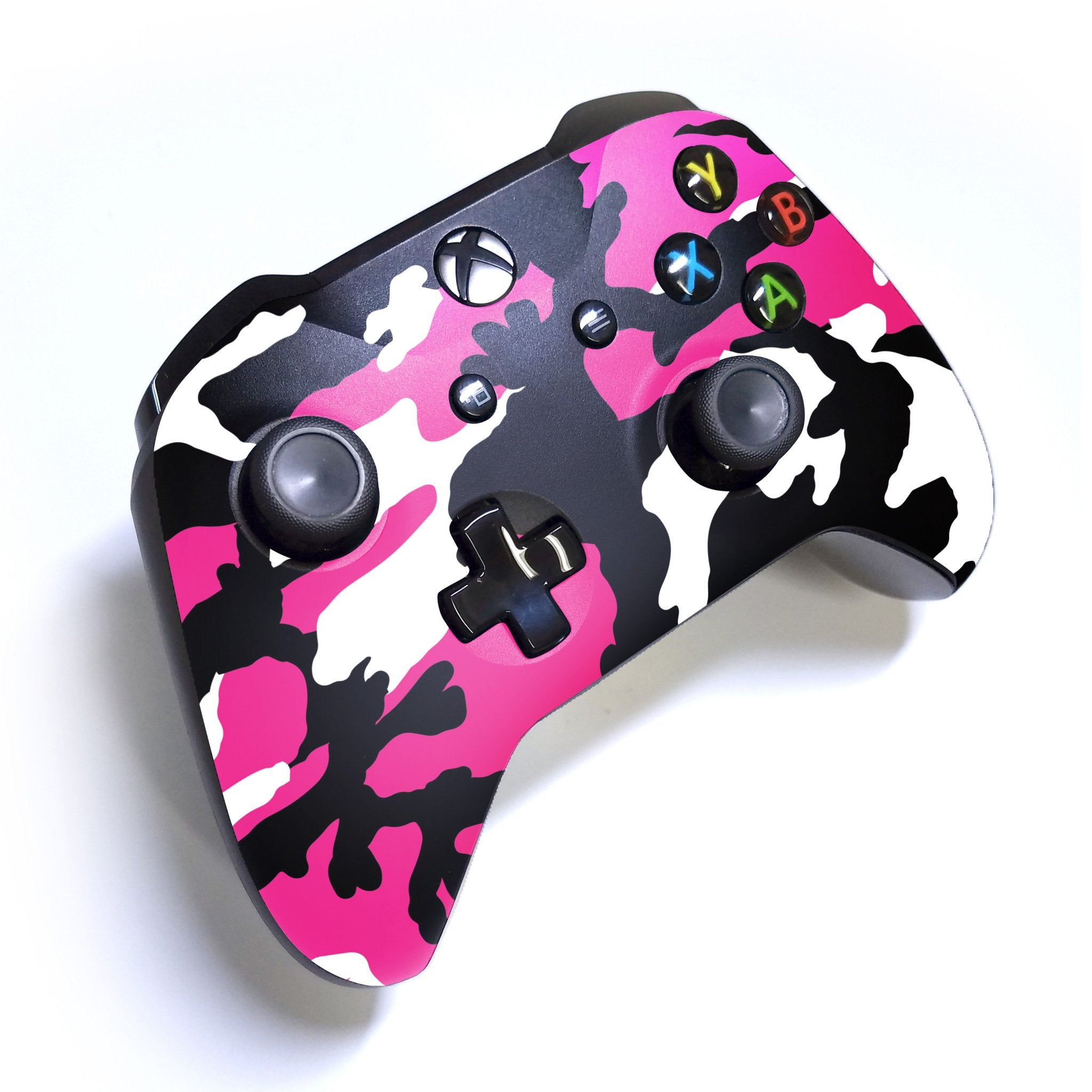 Pink Camo Xbox One S Custom Controller (with 3.5 jack)