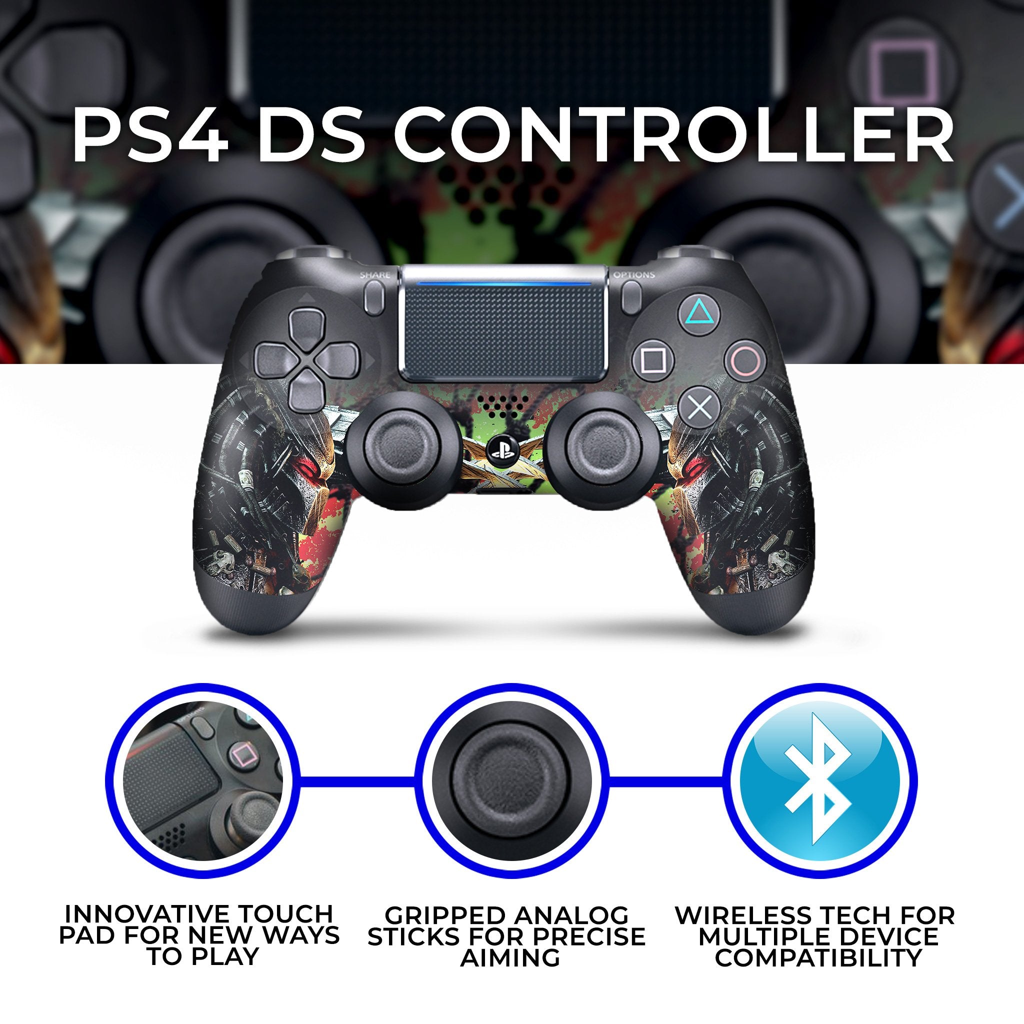 Predator PS4 Custom Controller Exclusive