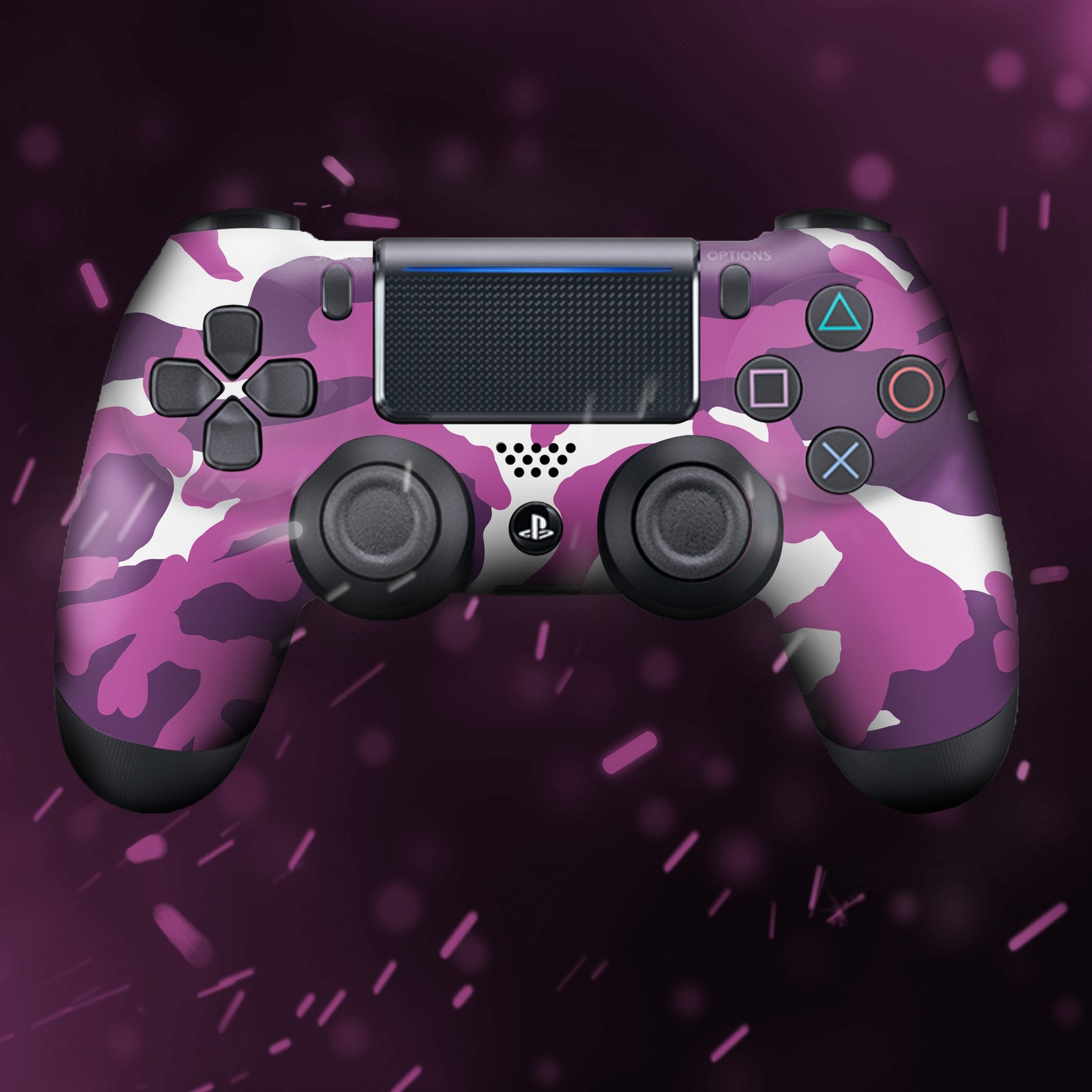 Purple Camo PS4 Custom Controller Exclusive