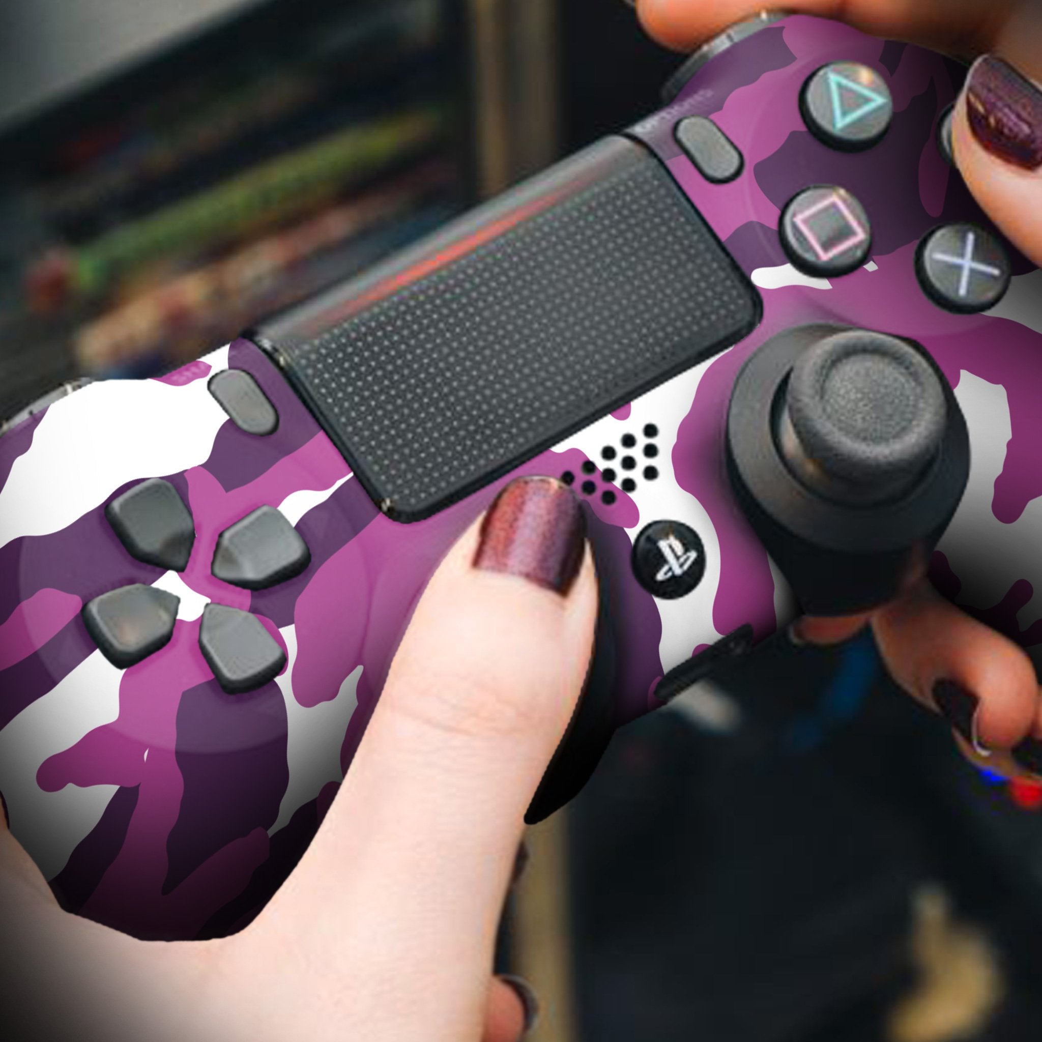 Purple Camo PS4 Custom Controller Exclusive