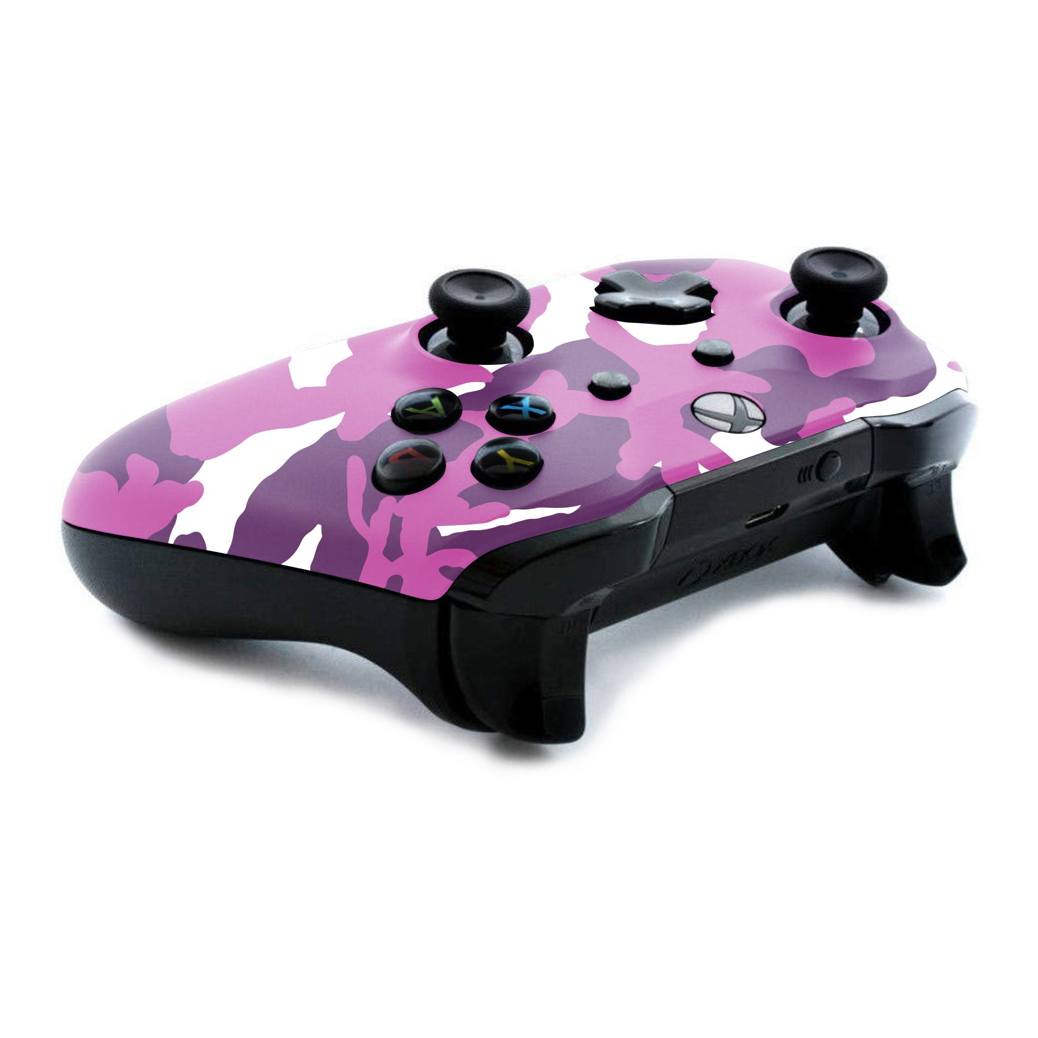 Purple Camo Xbox One S Custom Controller (with 3.5 jack)