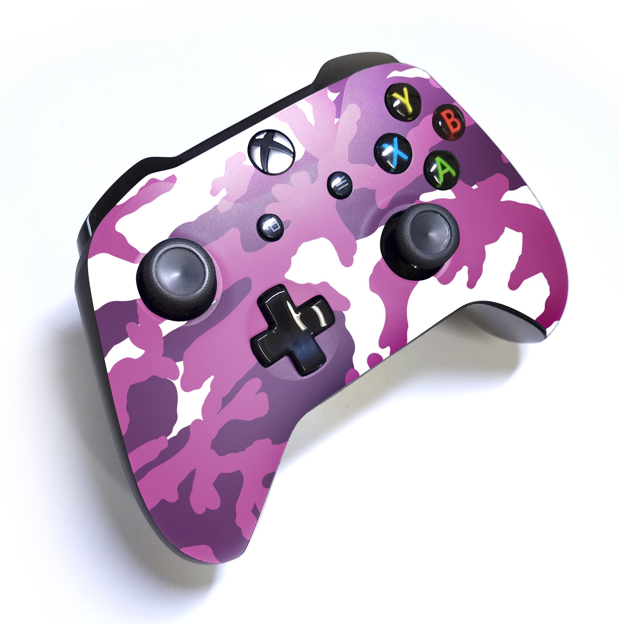 Purple Camo Xbox One S Custom Controller (with 3.5 jack)