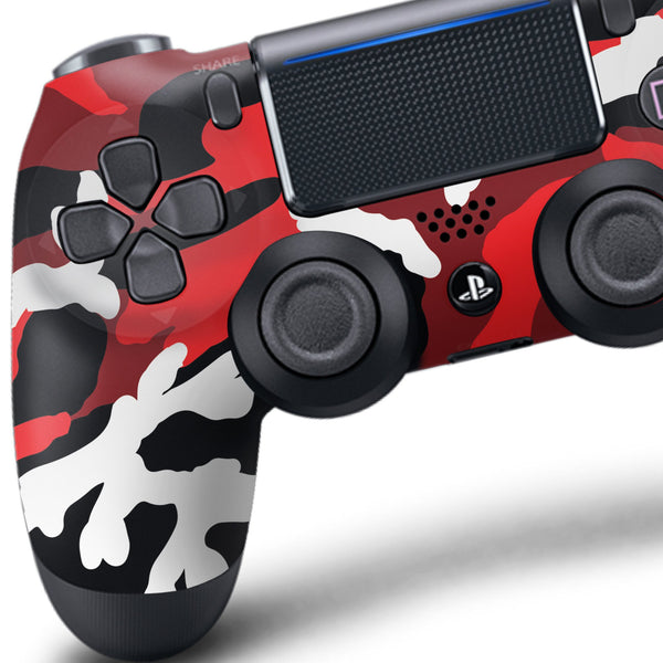 Red Camo PS4 Custom Controller Exclusive – Dream Controller