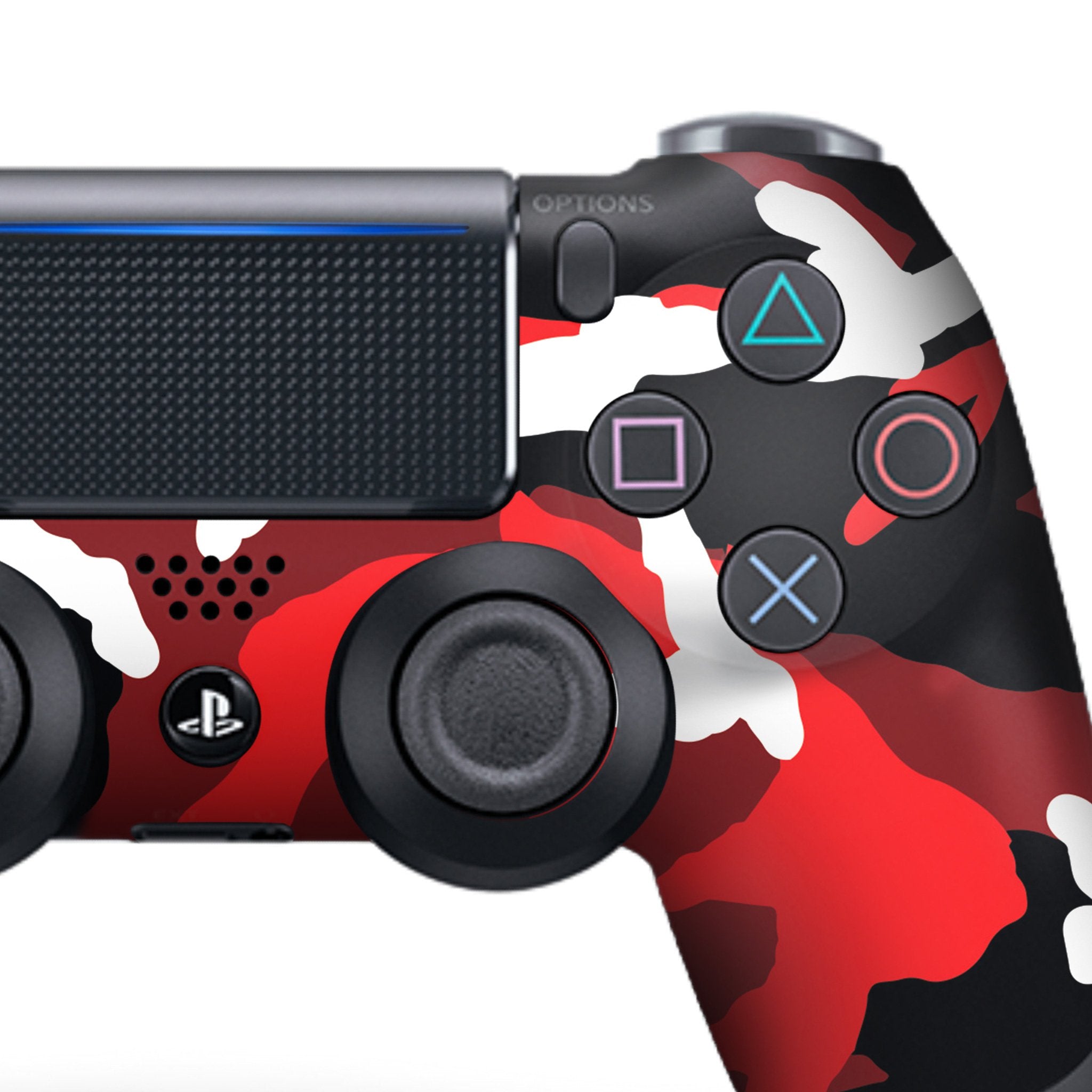 Red Camo PS4 Custom Controller Exclusive