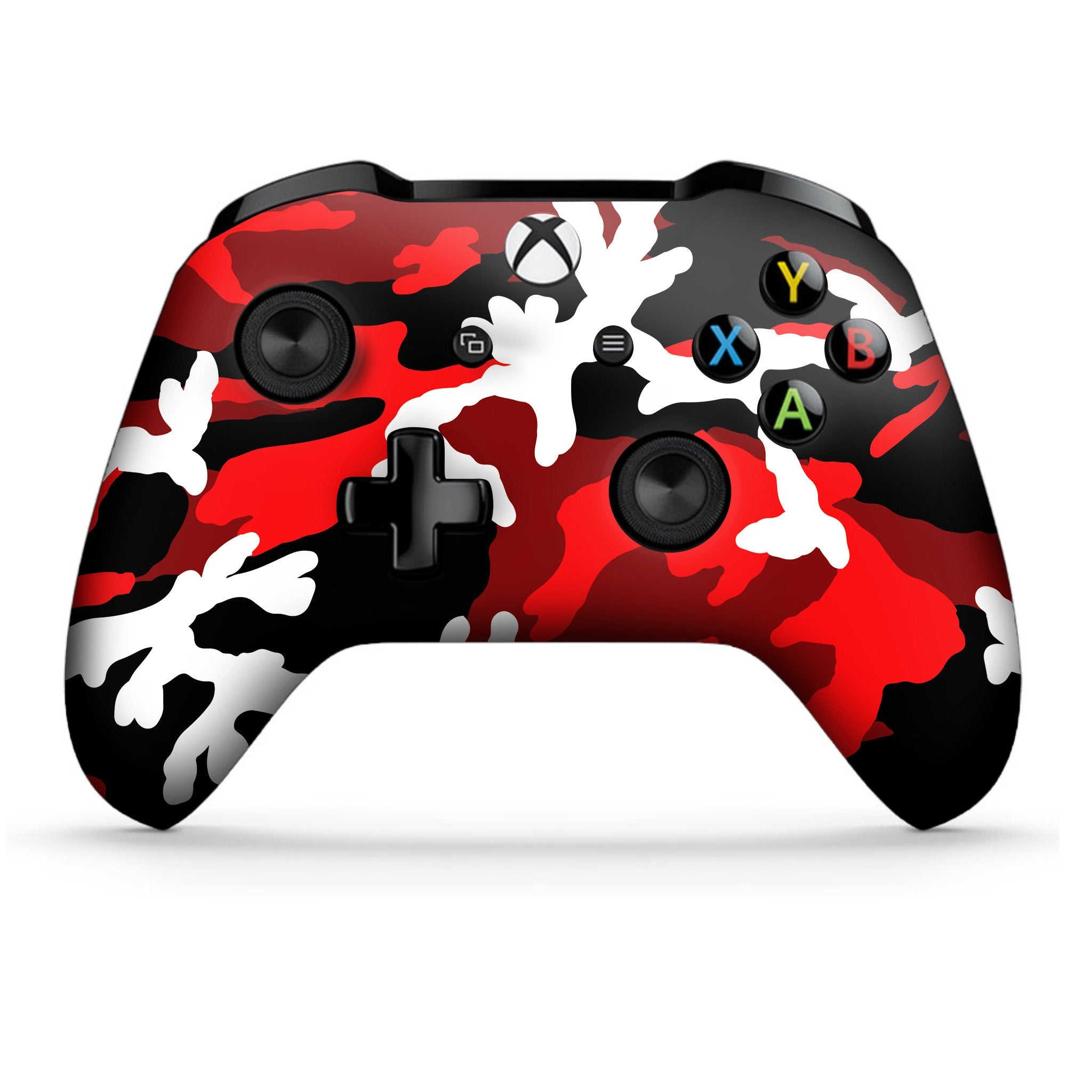 Red Camo Xbox One S Custom Controller (with 3.5 jack)