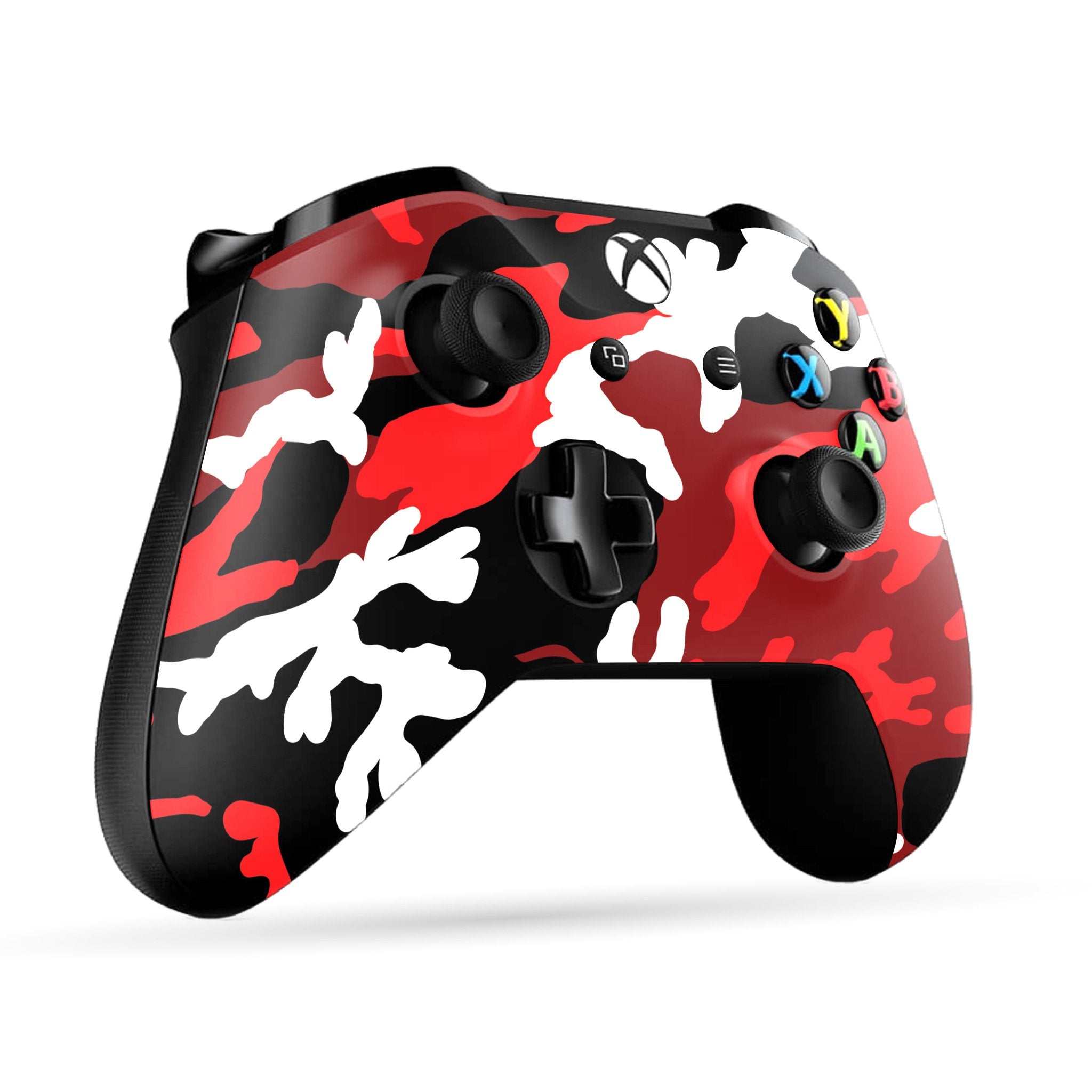 Red Camo Xbox One S Custom Controller (with 3.5 jack)