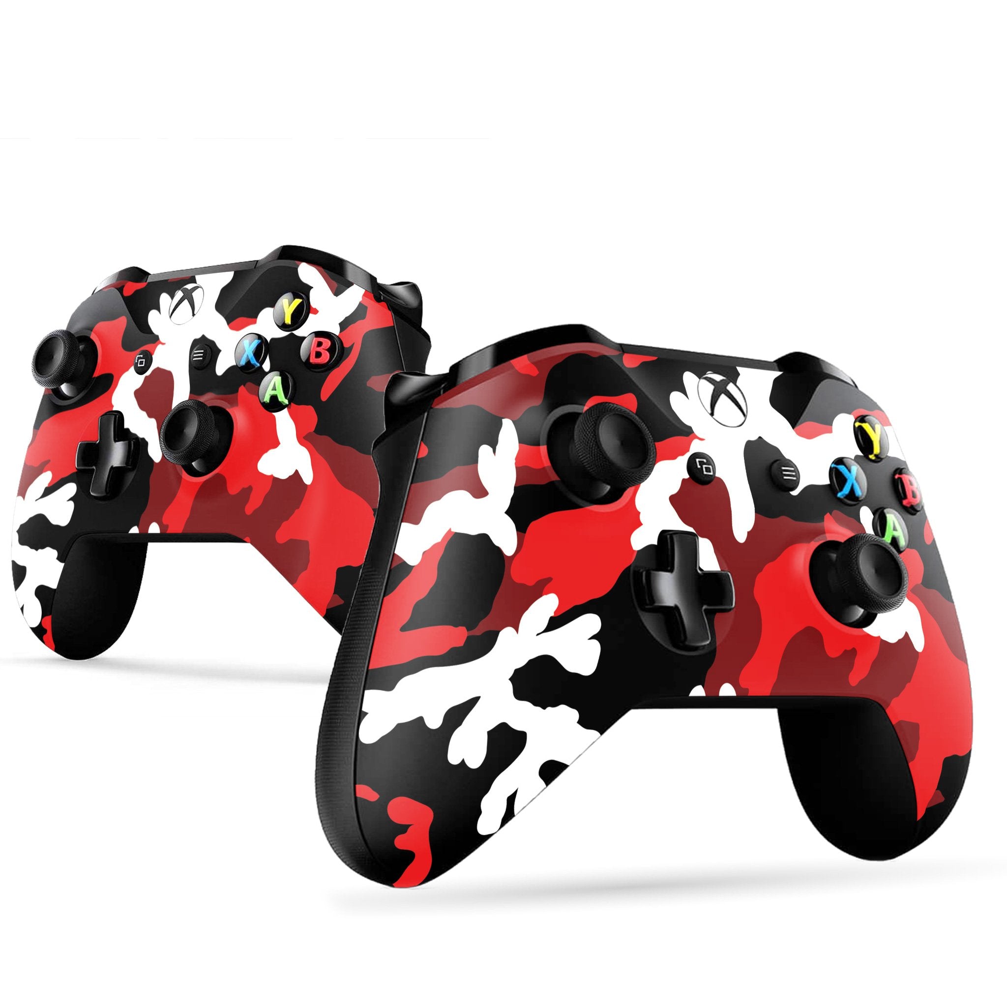 Red Camo Xbox One S Custom Controller (with 3.5 jack)