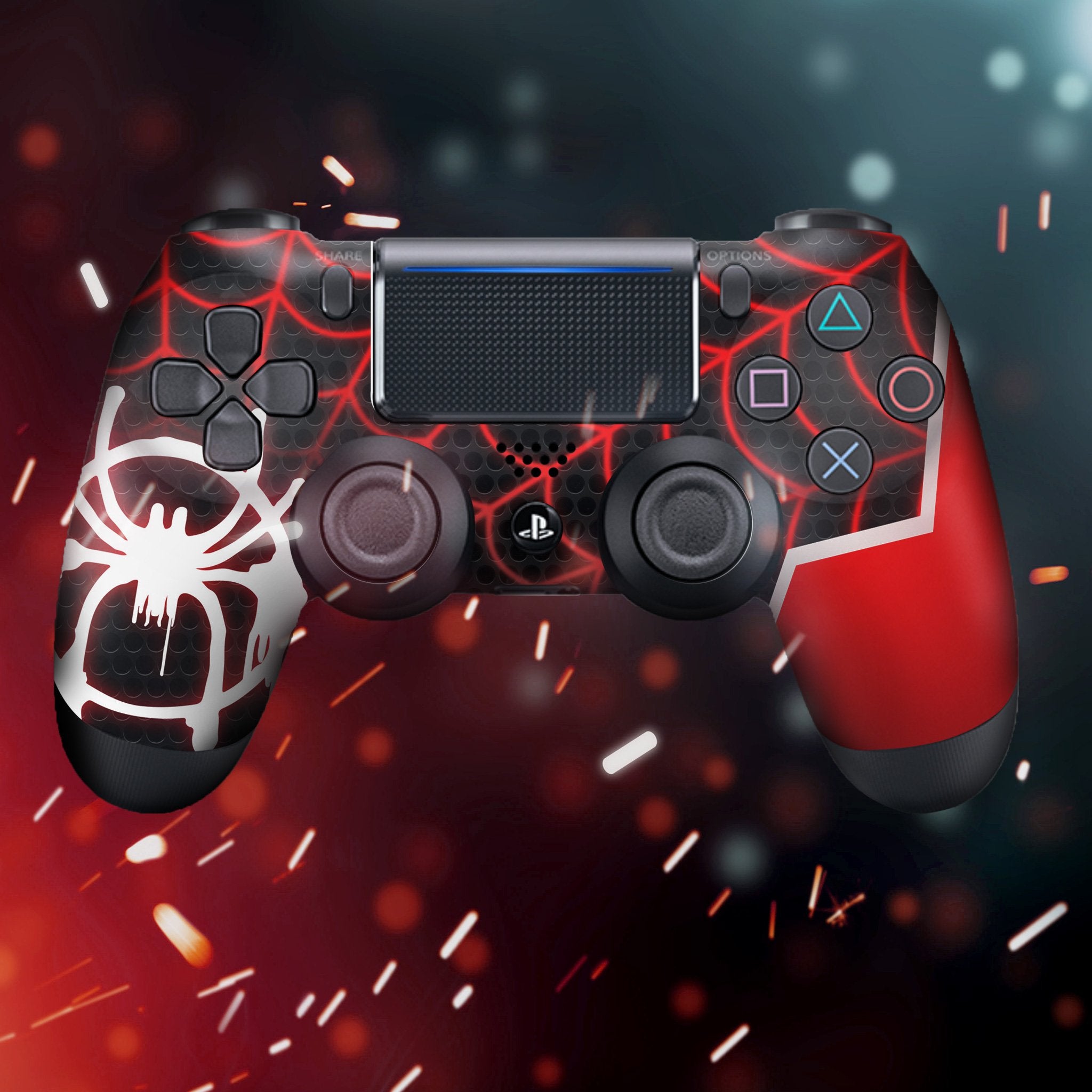 Spidey Morales Ps4 Custom Controller Exclusive