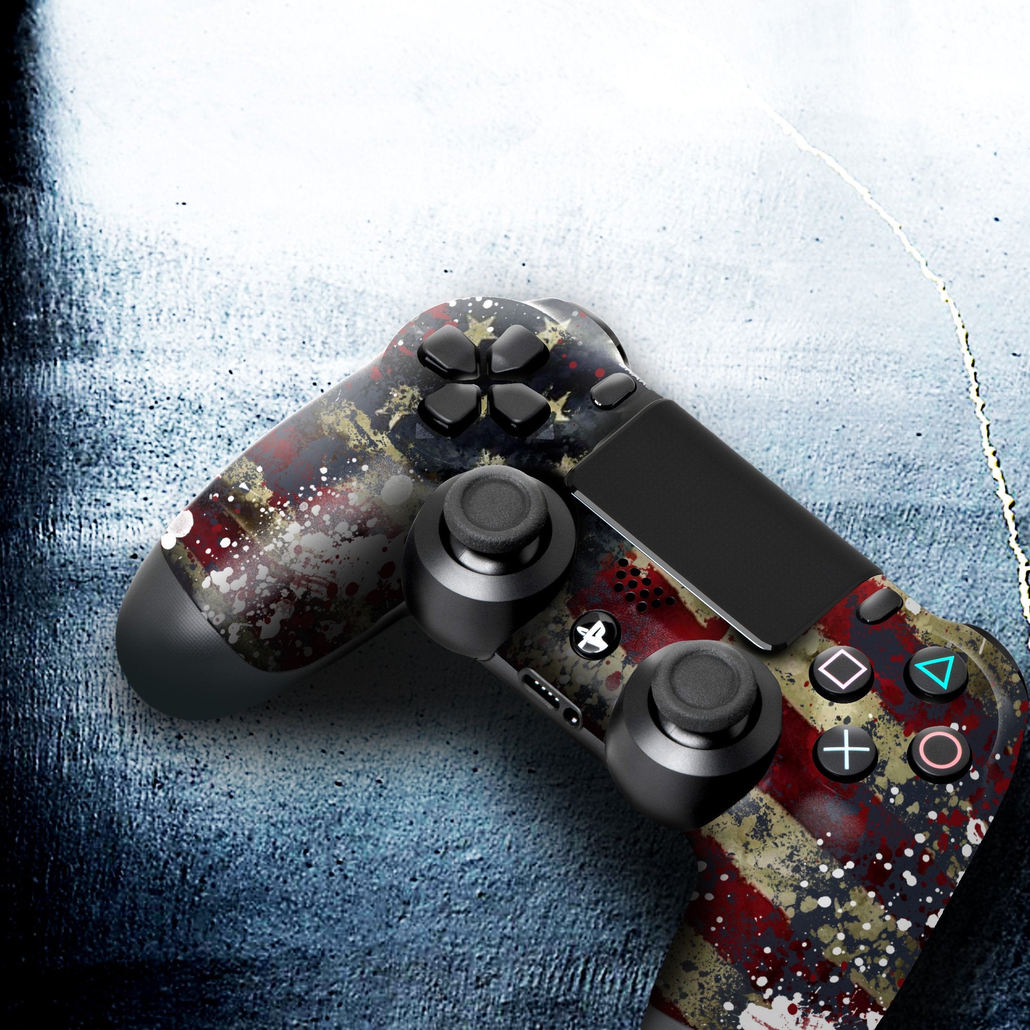 Tattered Flag Ps4 Custom Controller Exclusive