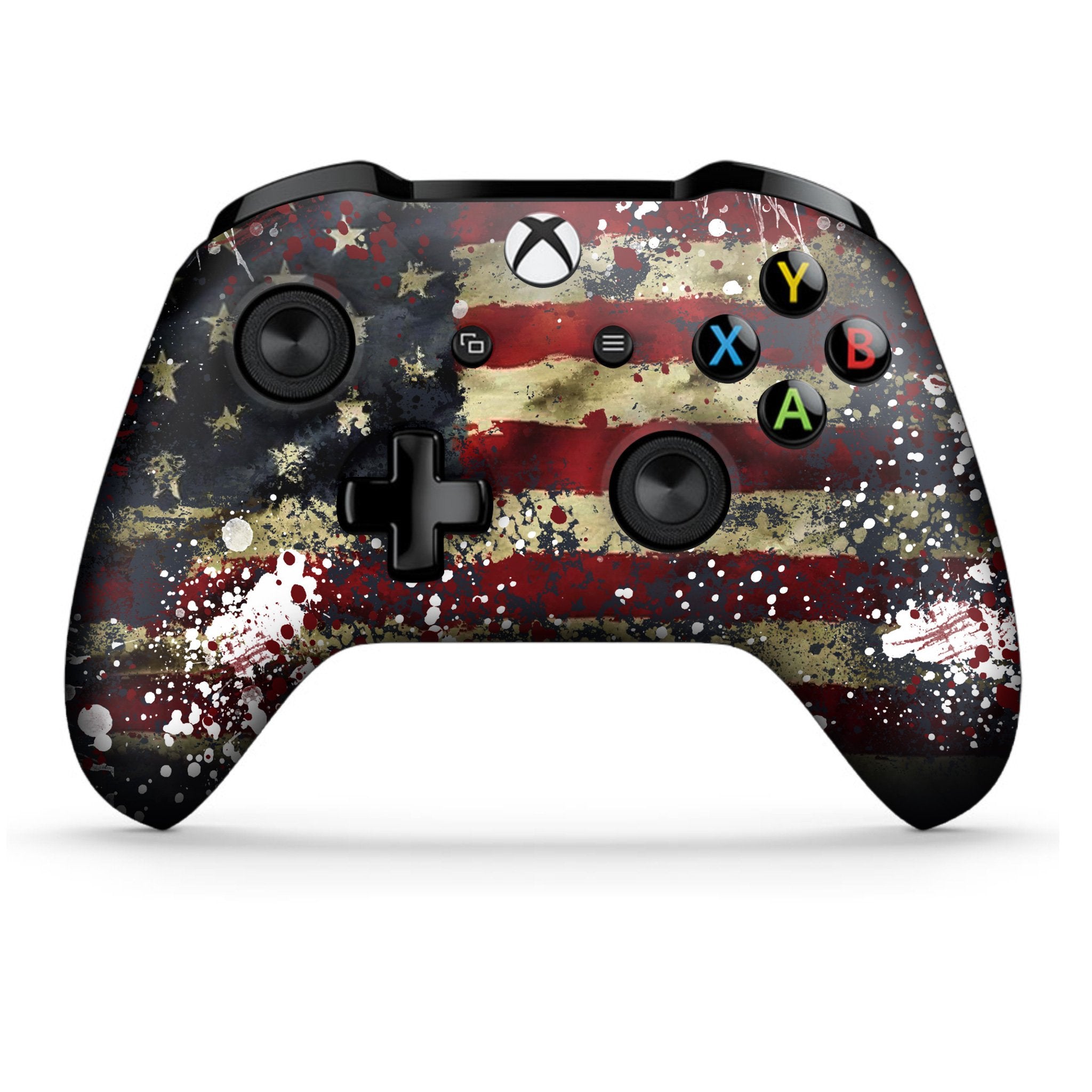 American Tattered Flag Xbox One S Custom Controller (with 3.5 jack)