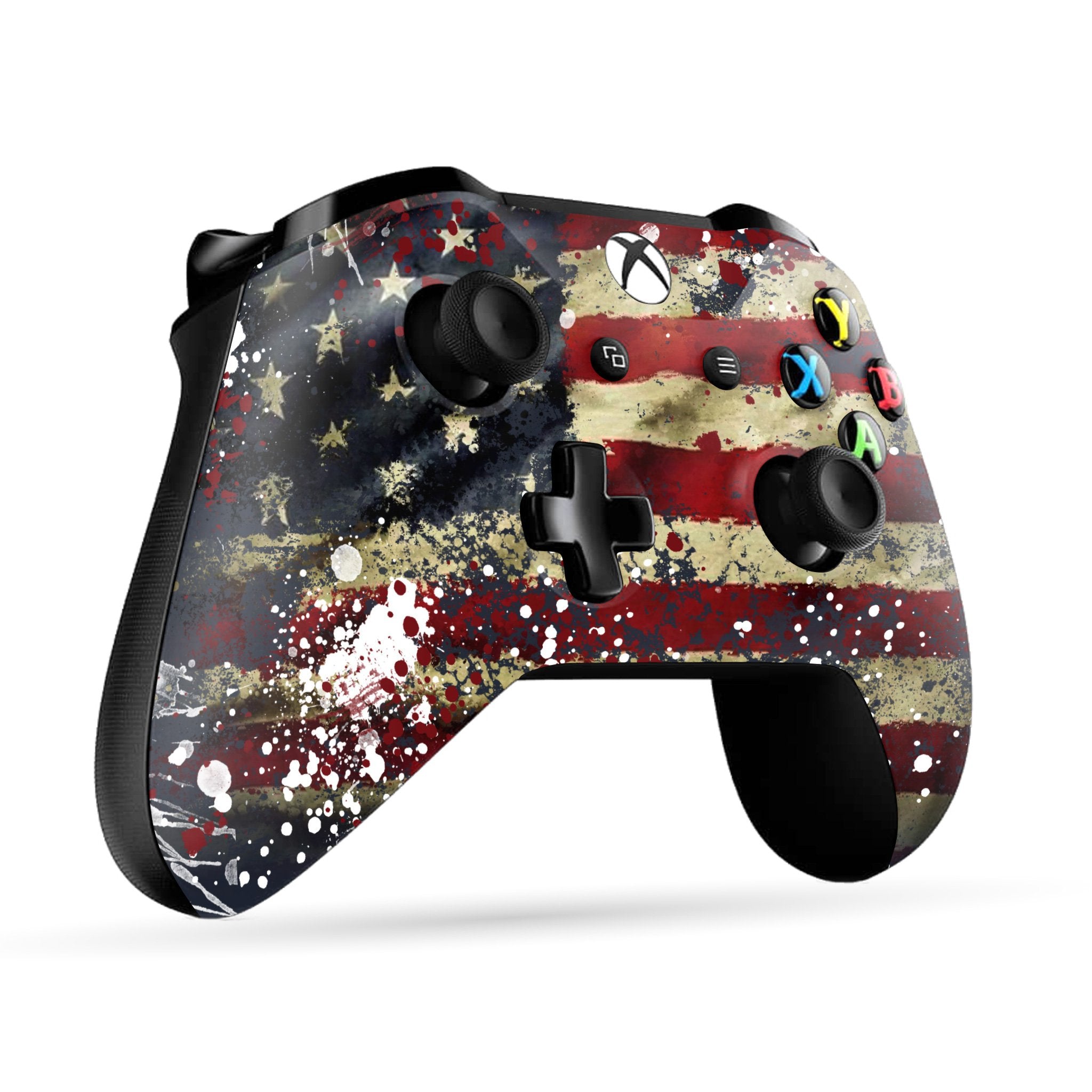 American Tattered Flag Xbox One S Custom Controller (with 3.5 jack)