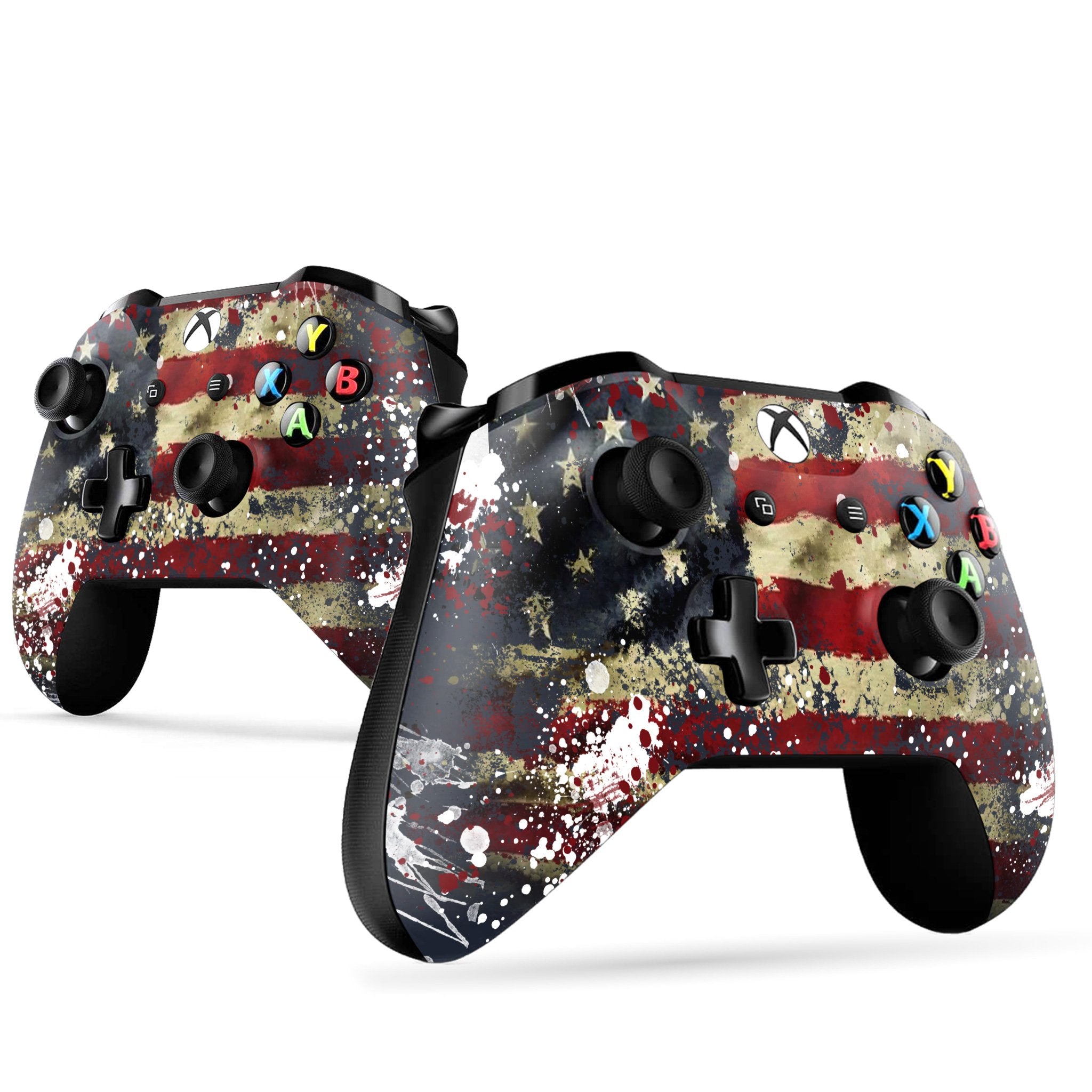 American Tattered Flag Xbox One S Custom Controller (with 3.5 jack)