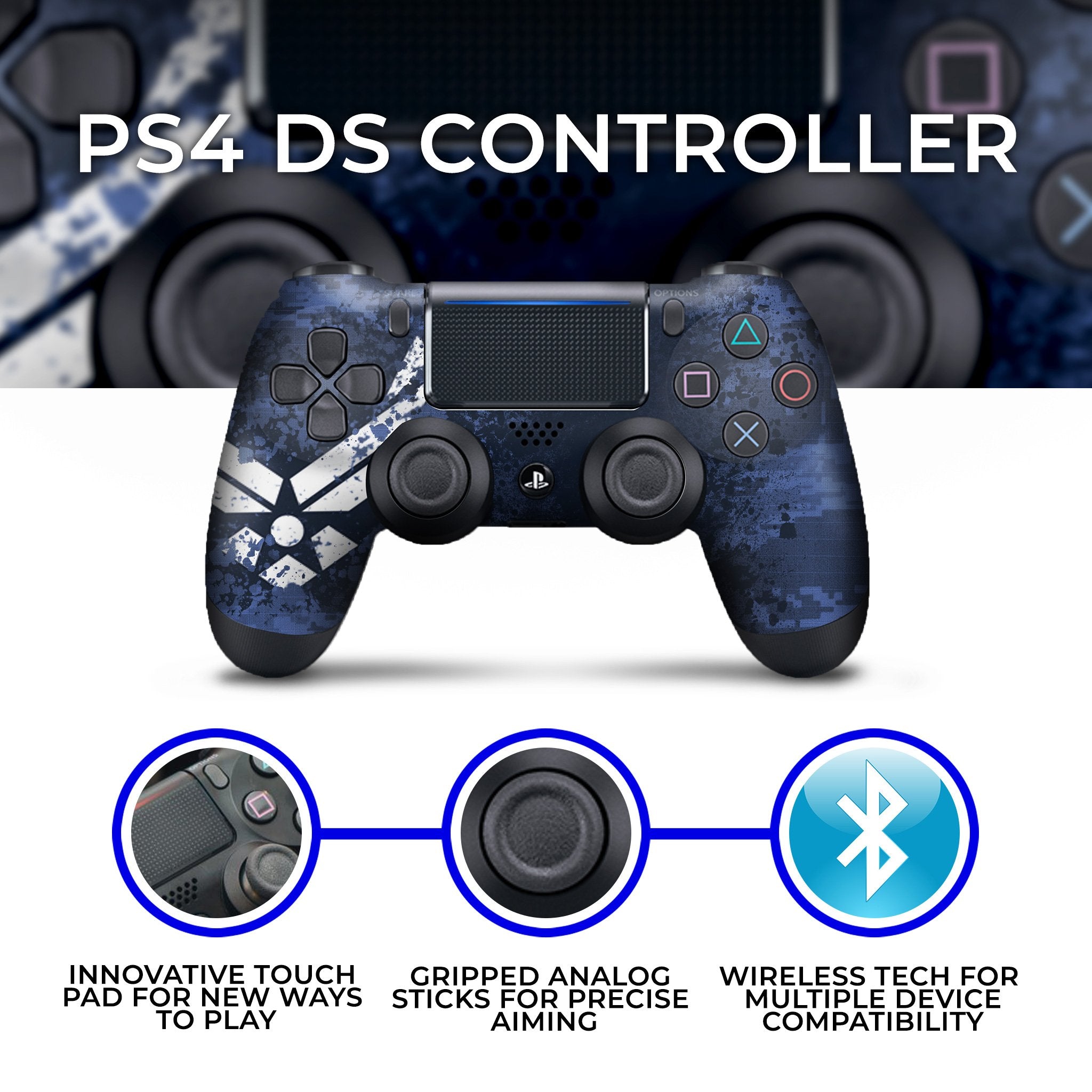 U.S Air Force Ps4 Custom Controller Exclusive