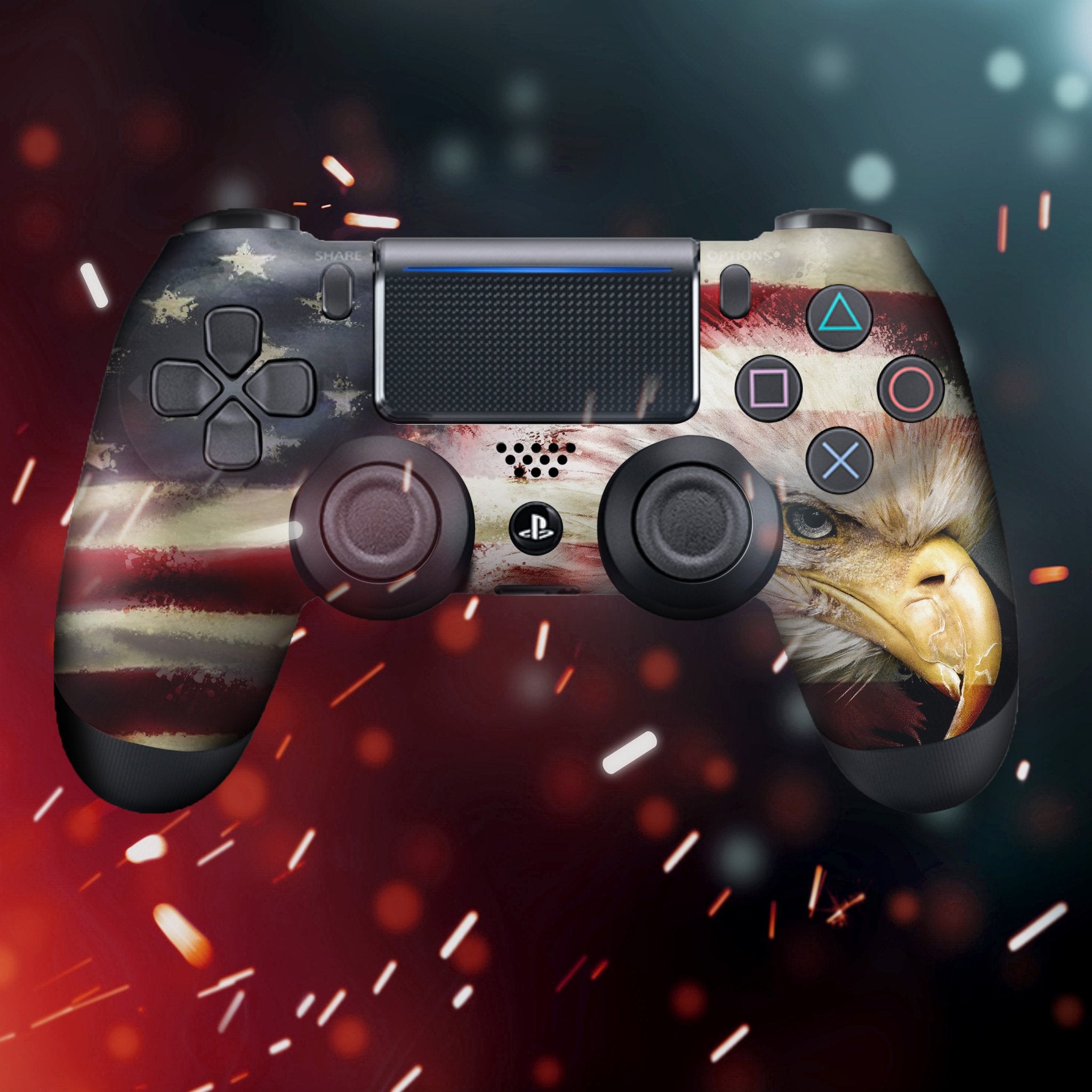 U.S Eagle Ps4 Custom Controller Exclusive