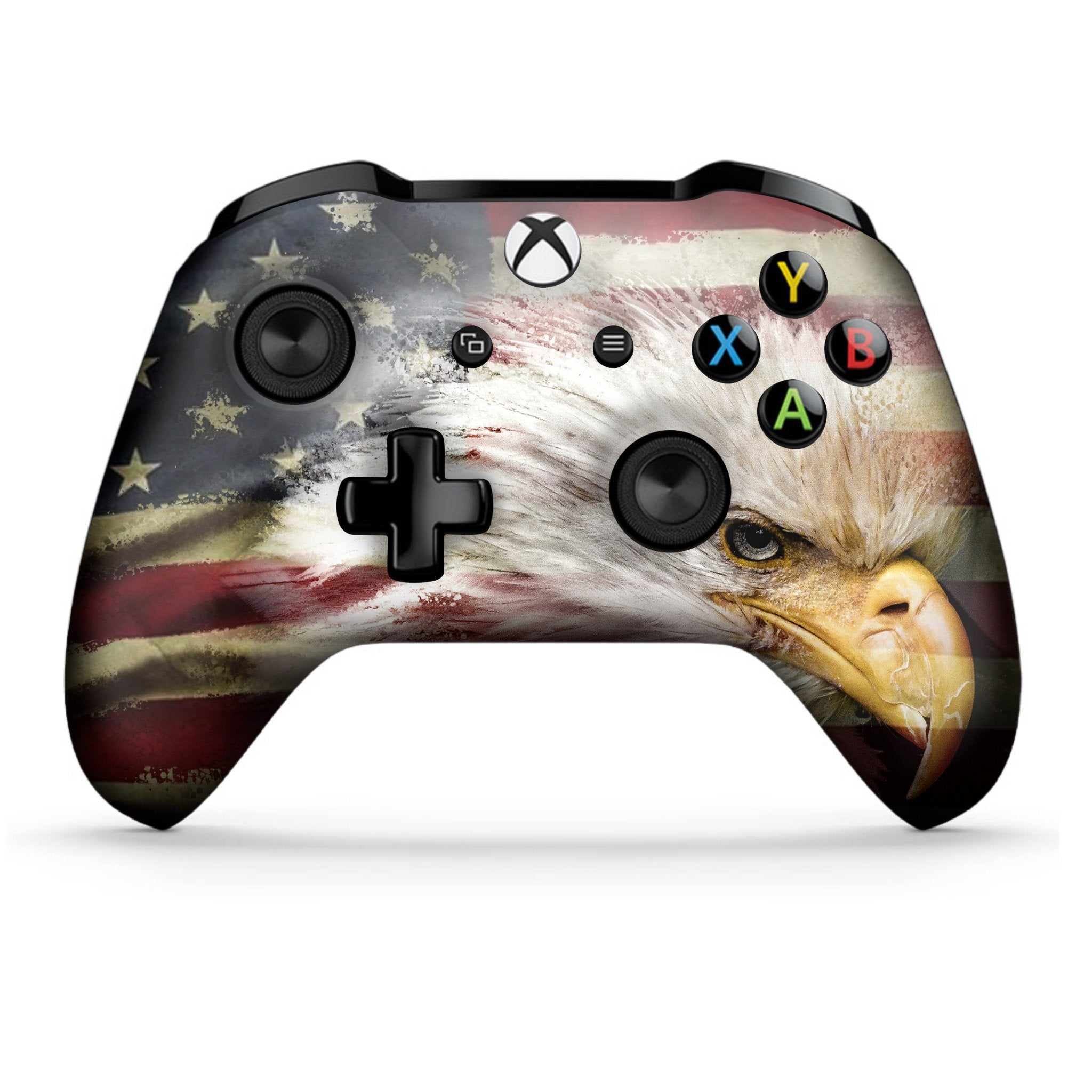 American Eagle Flag Xbox One S Custom Controller (with 3.5 Jack)