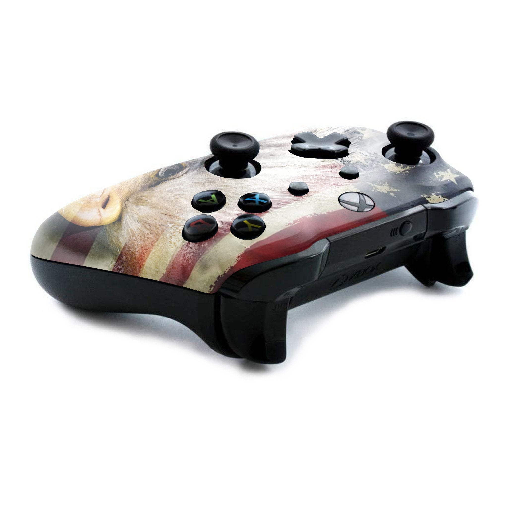 American Eagle Flag Xbox One S Custom Controller (with 3.5 Jack)