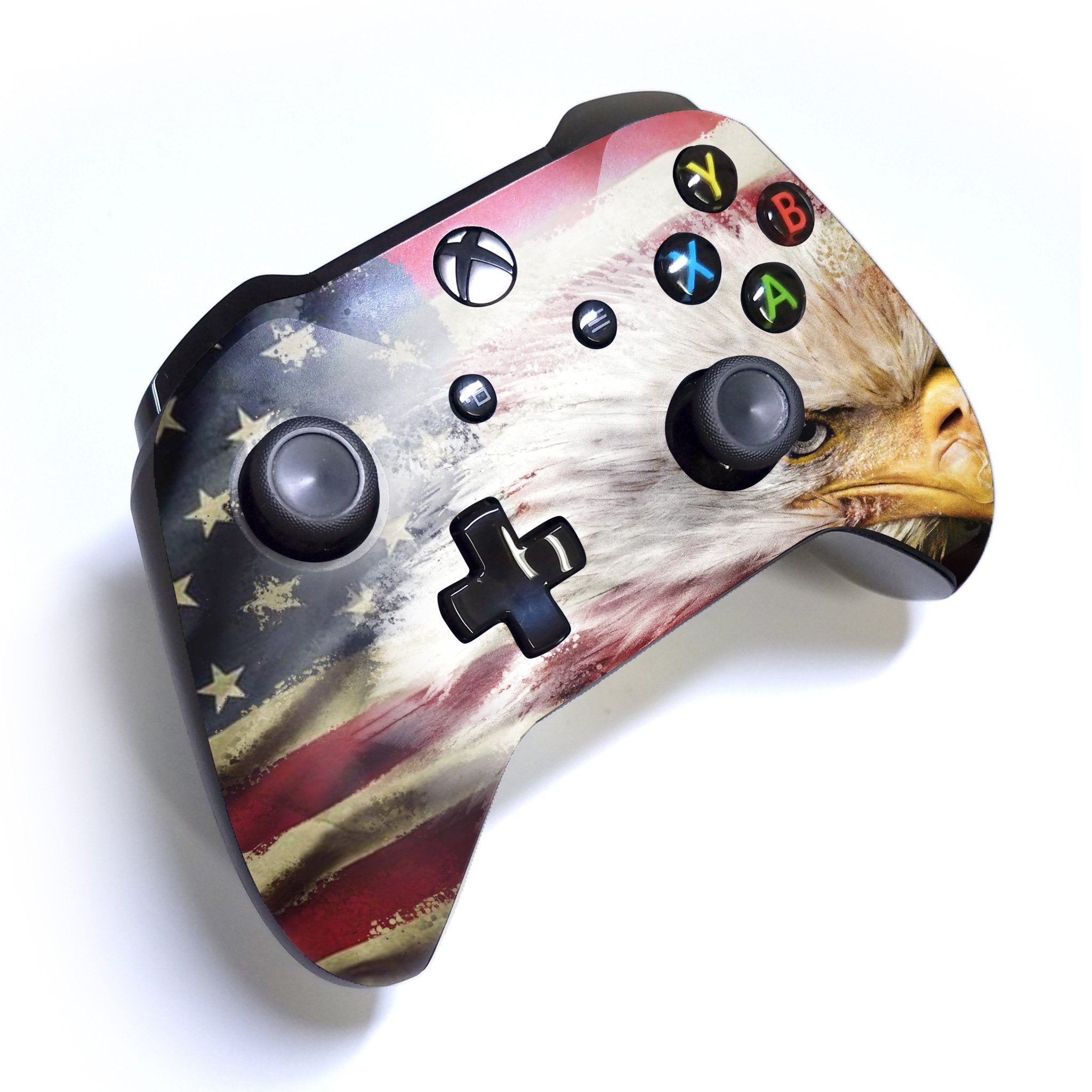 American Eagle Flag Xbox One S Custom Controller (with 3.5 Jack)