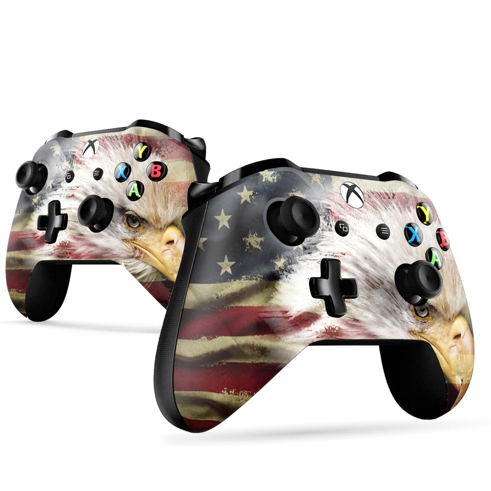 American Eagle Flag Xbox One S Custom Controller (with 3.5 Jack)