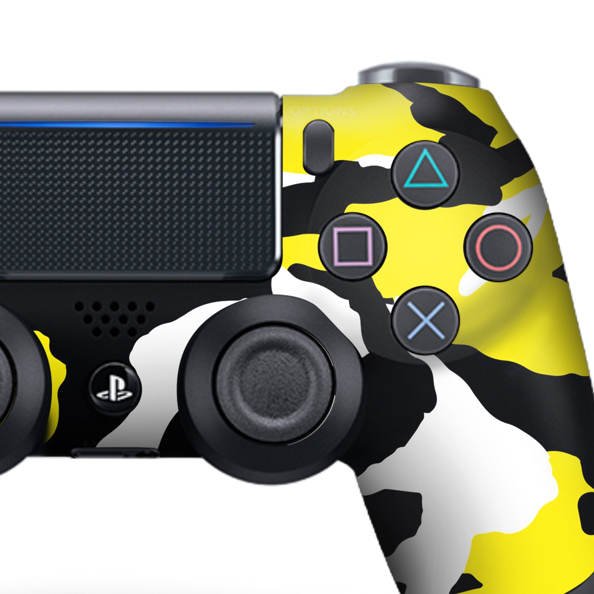 Yellow Camo PS4 Custom Controller Exclusive