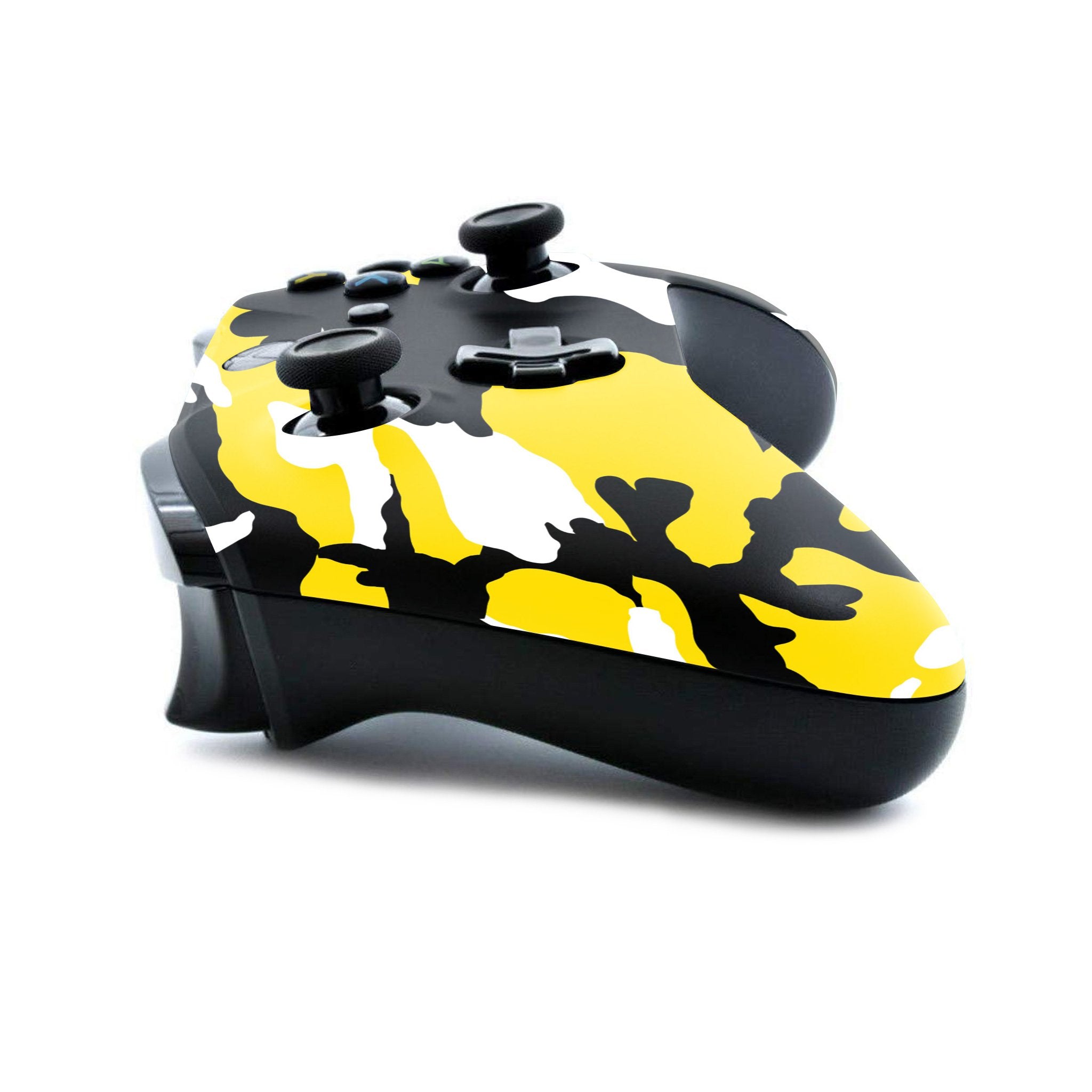 Yellow Camo Xbox One S Custom Controller (with 3.5 jack)