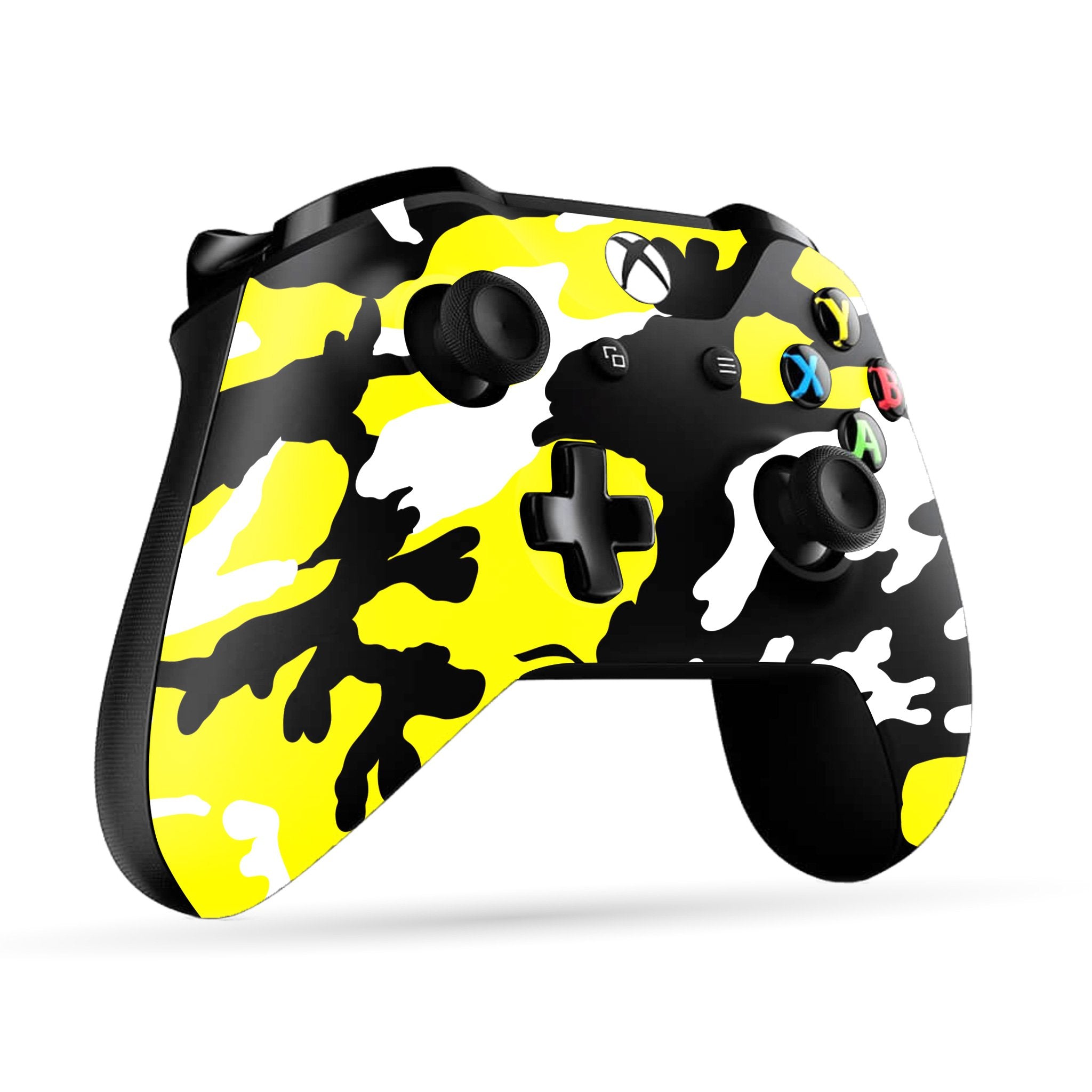 Yellow Camo Xbox One S Custom Controller (with 3.5 jack)