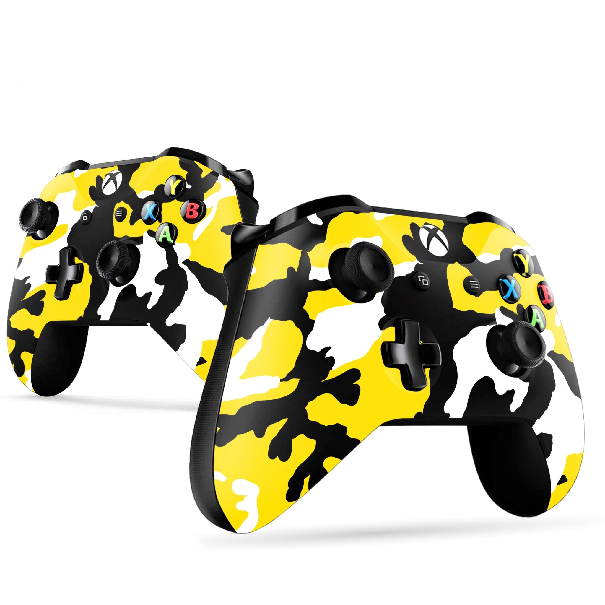 Yellow Camo Xbox One S Custom Controller (with 3.5 jack)