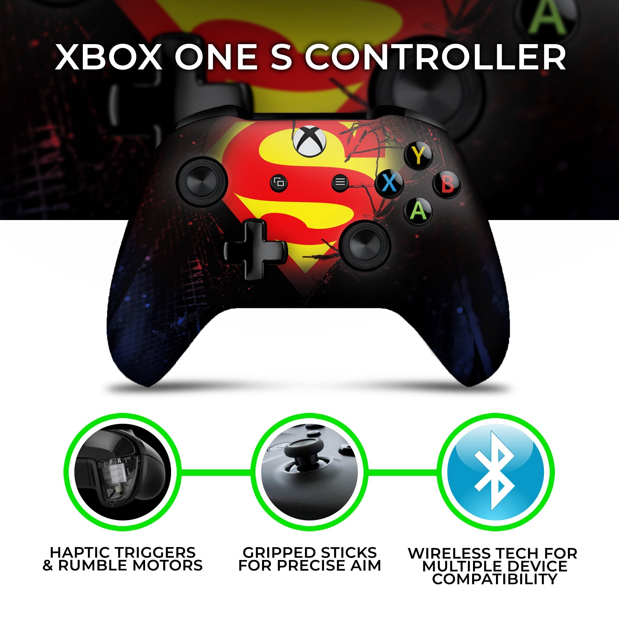 Comics Man of Steel Xbox One Custom Controller Exclusive